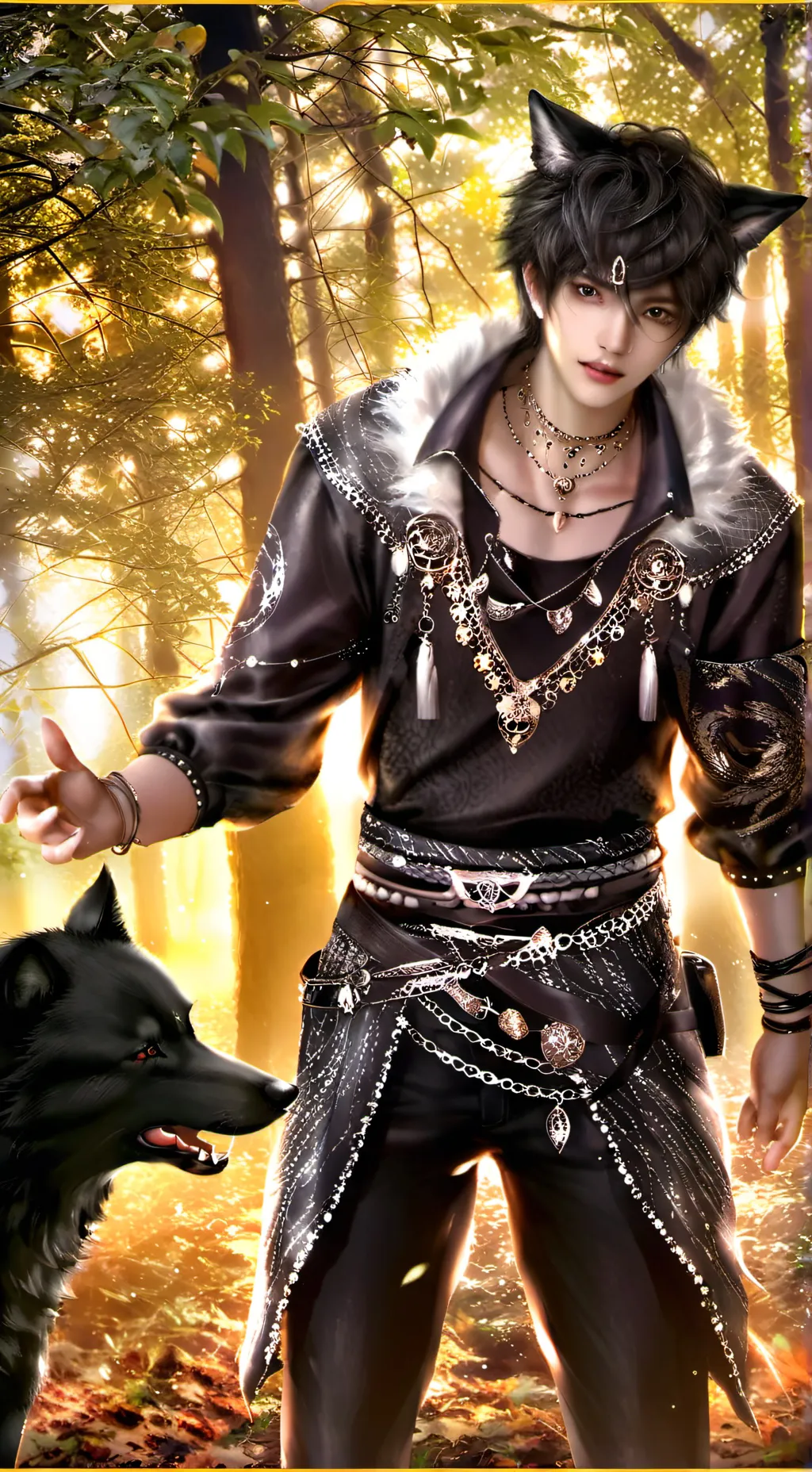 ai character: Aaron background