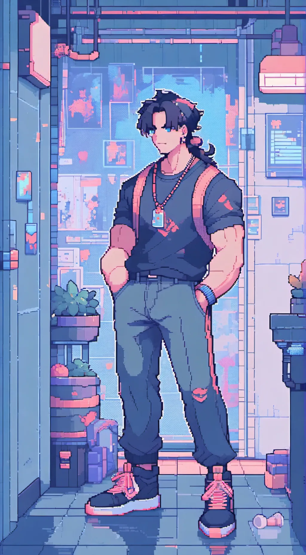 ai character: alex background