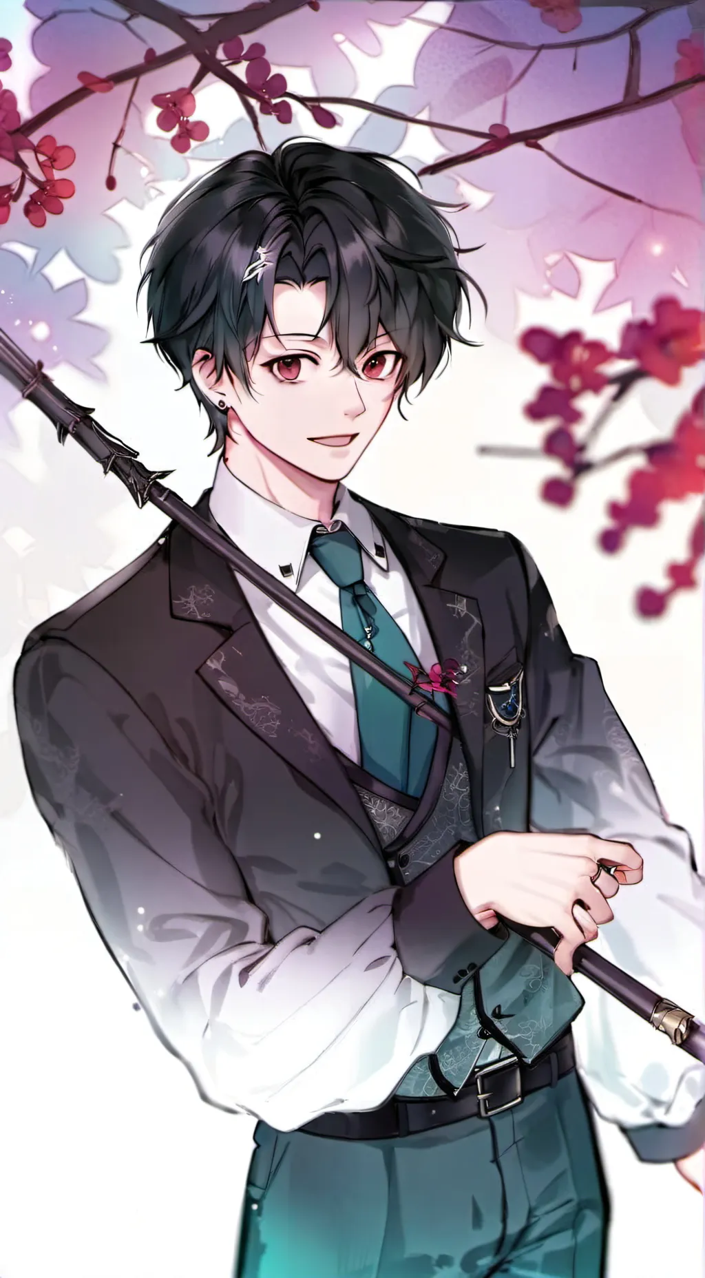 ai character: deku policía  background