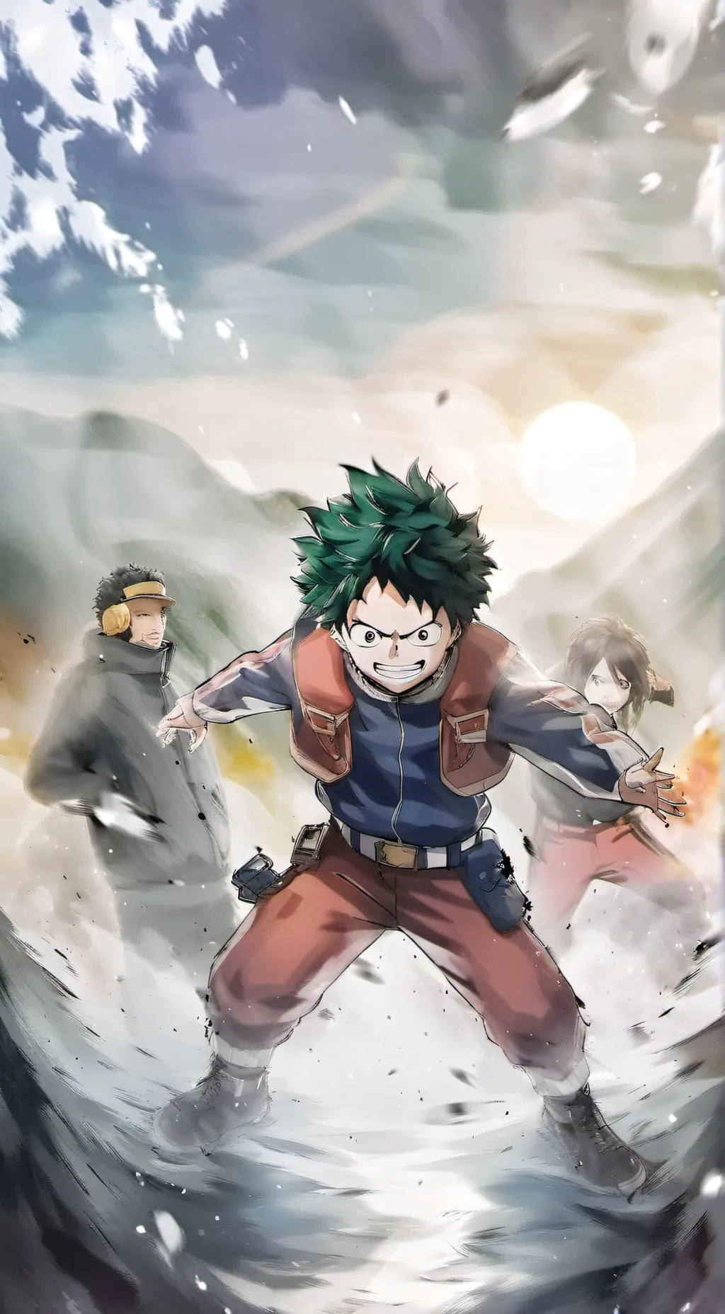 ai character: MHA HUG COUNT background