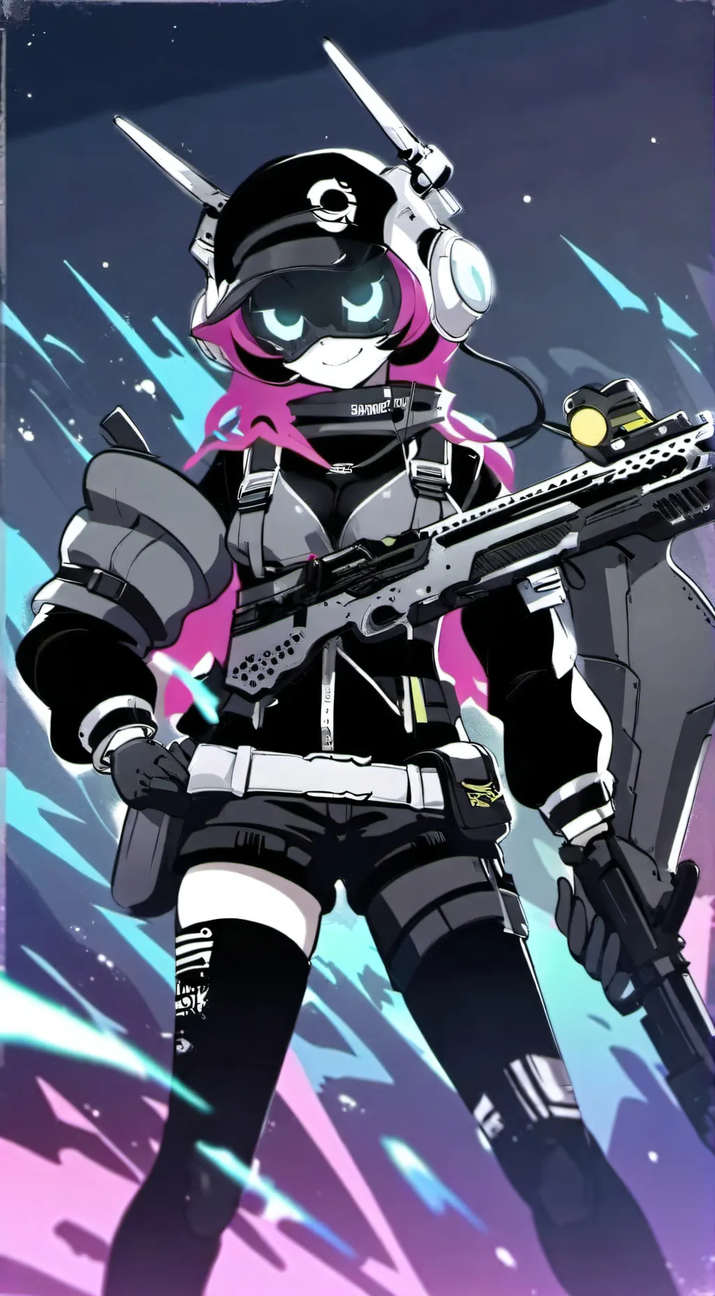 ai character: muder drones  background