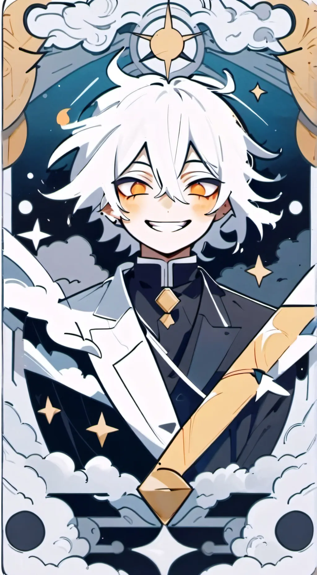 ai character: sunny background