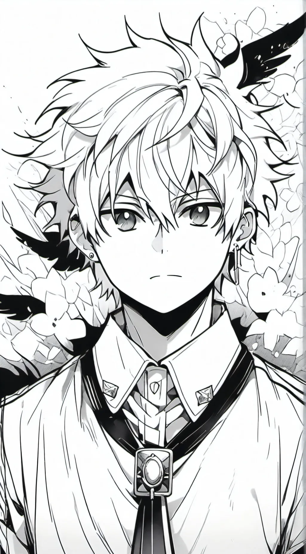 ai character: katsuki bakugo  background