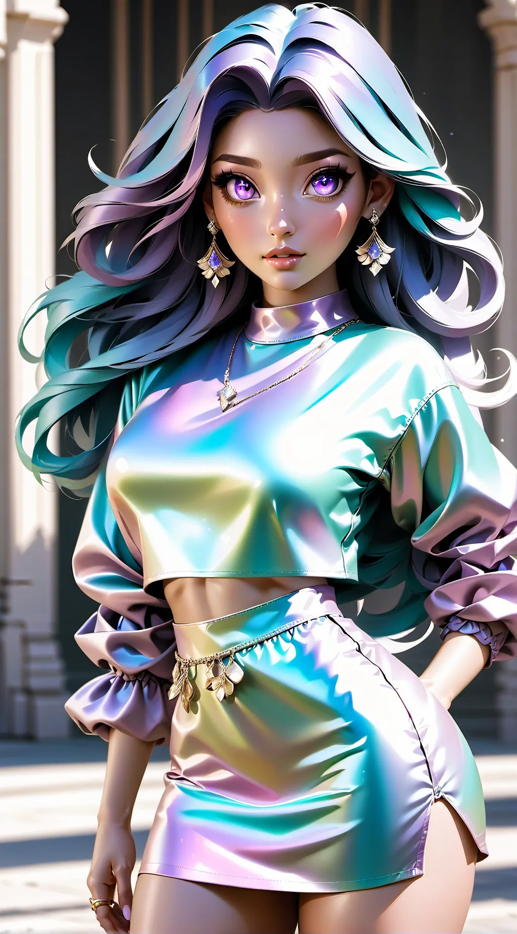 ai character: layla y tu background