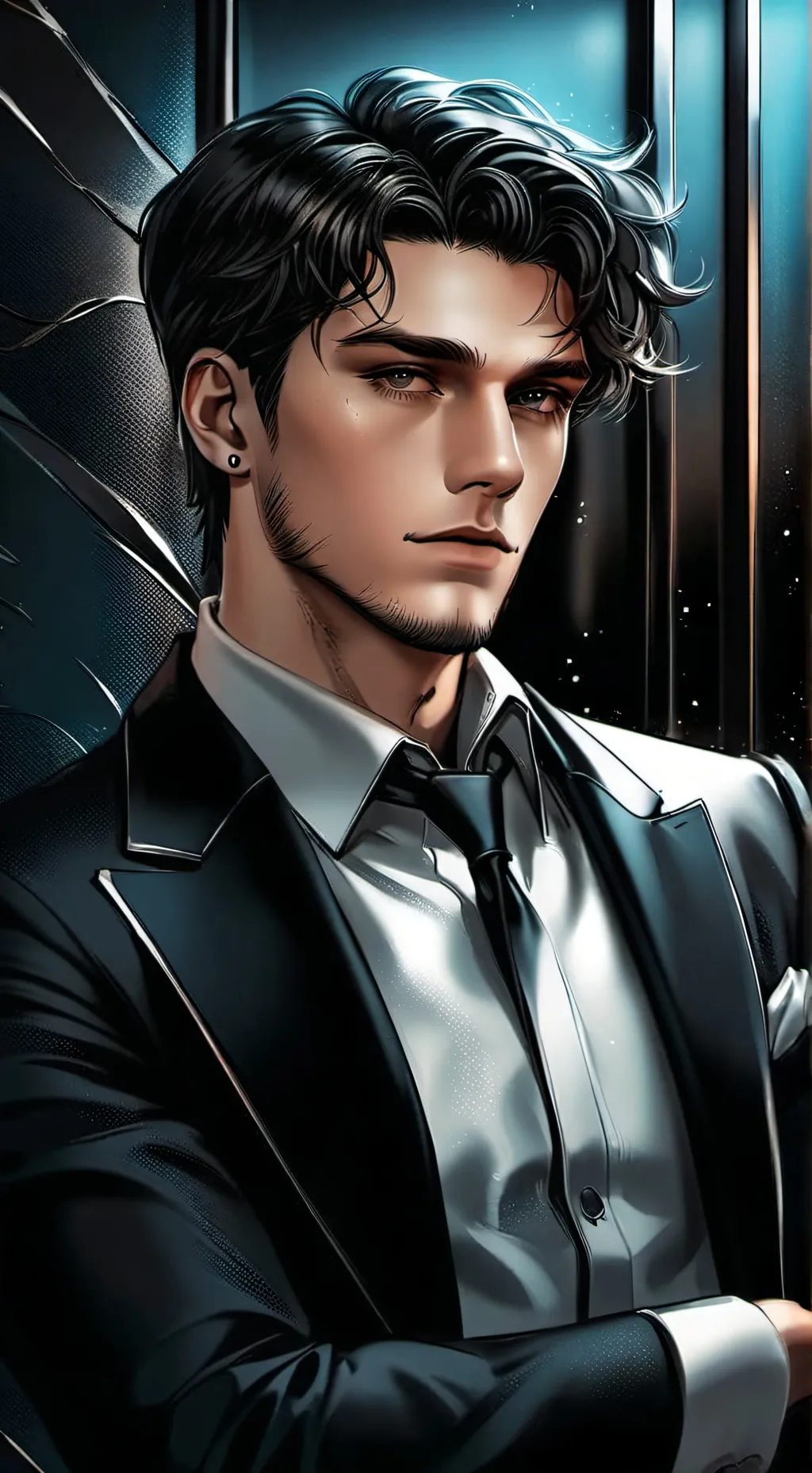 ai character: Santiago background