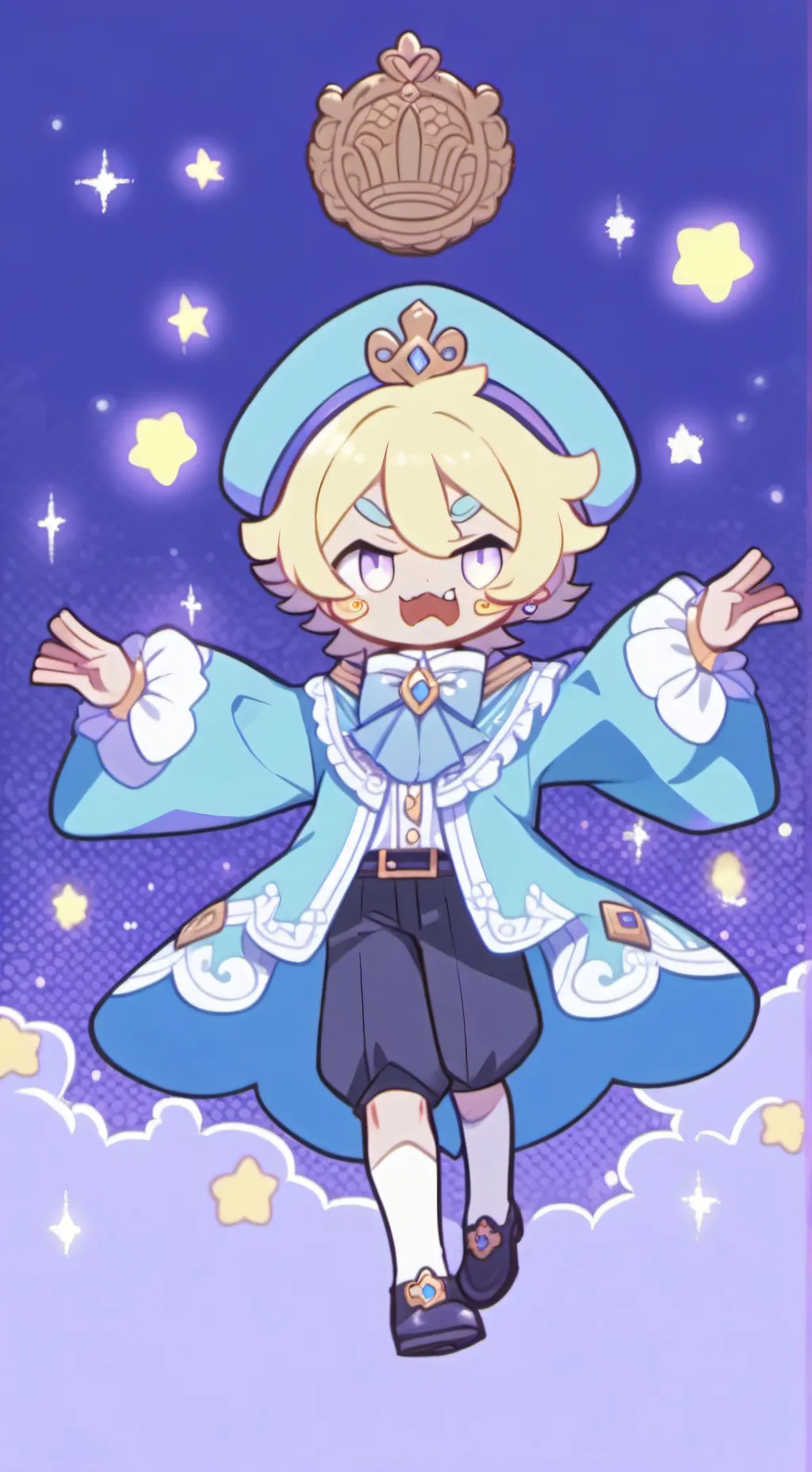 ai character: Pure vanilla  background