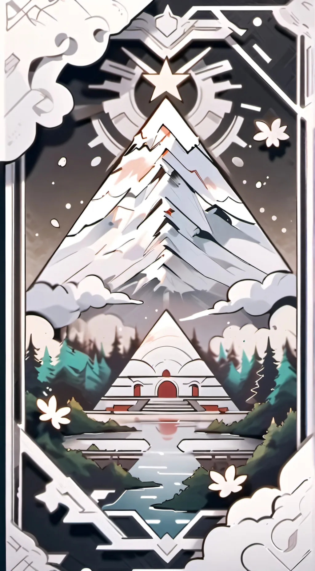 ai character: random background