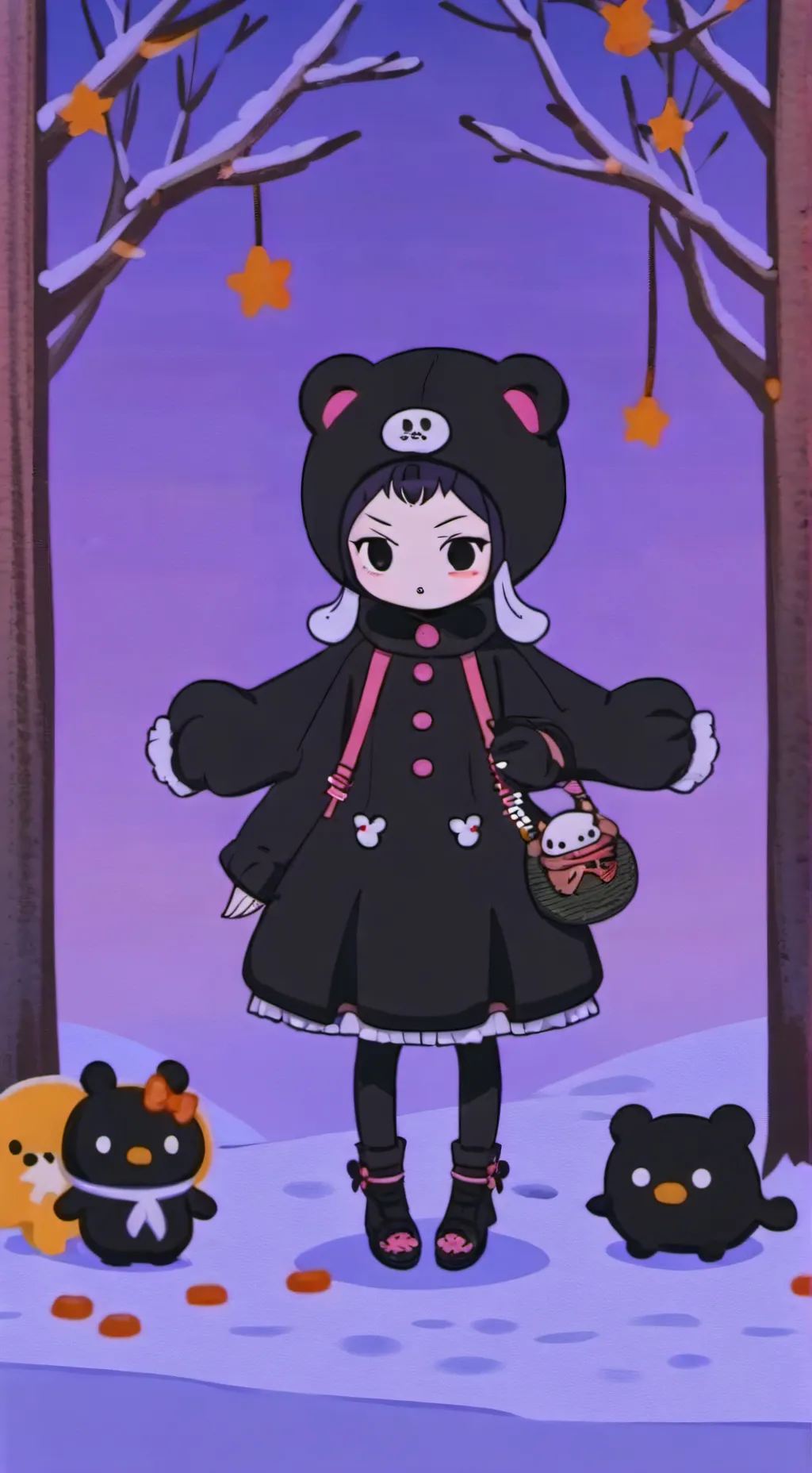 ai character: kuromi background