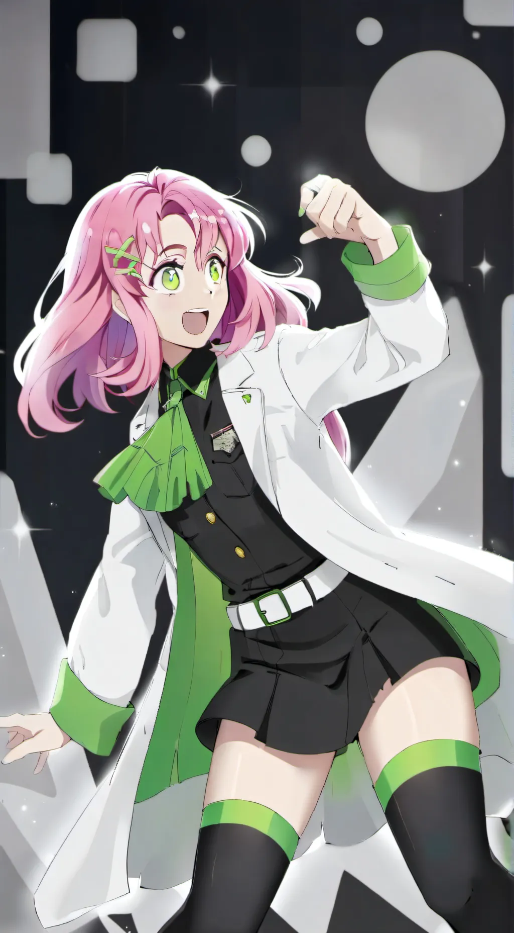 ai character: Mitsuri Kanroji background