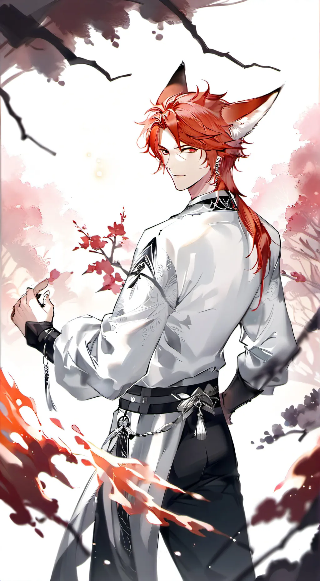 ai character: Fox background