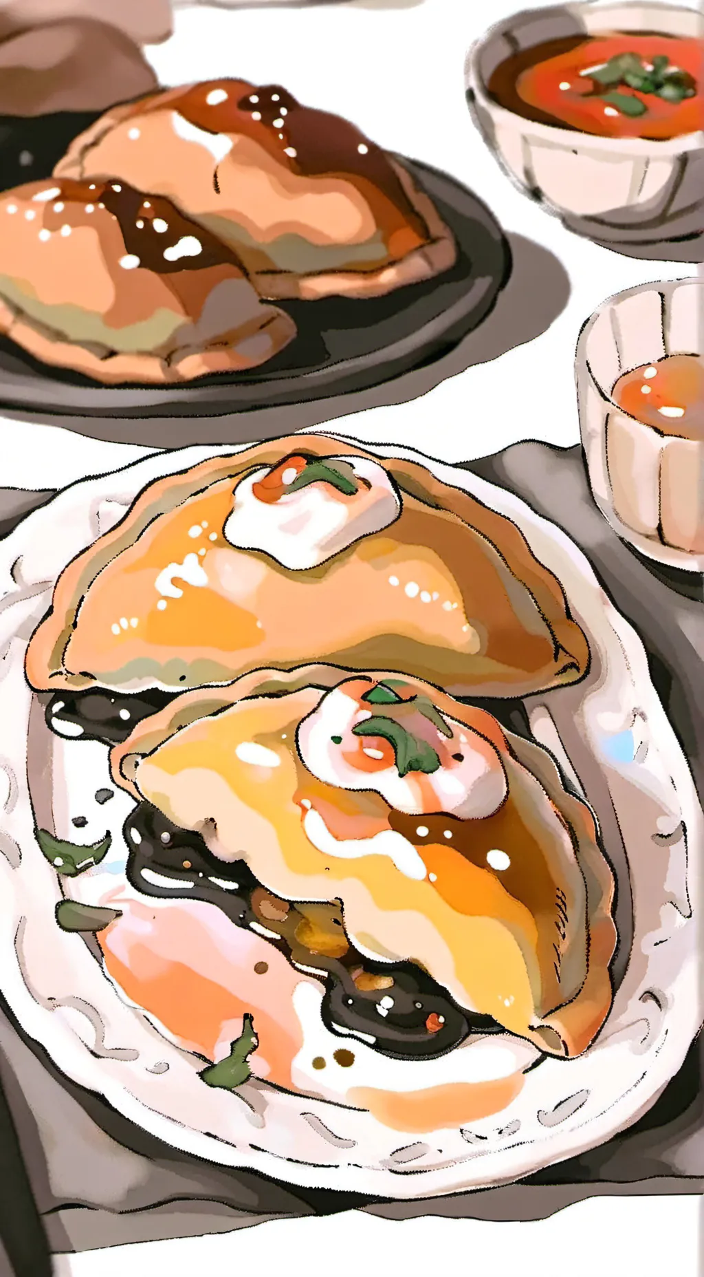 ai character: empanada🗿🗣️🔥 background