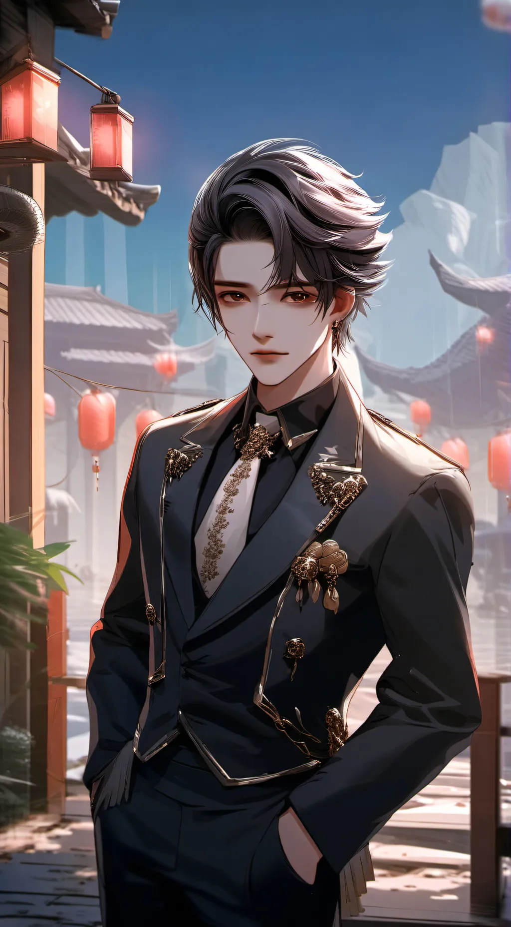 ai character: Maico  background