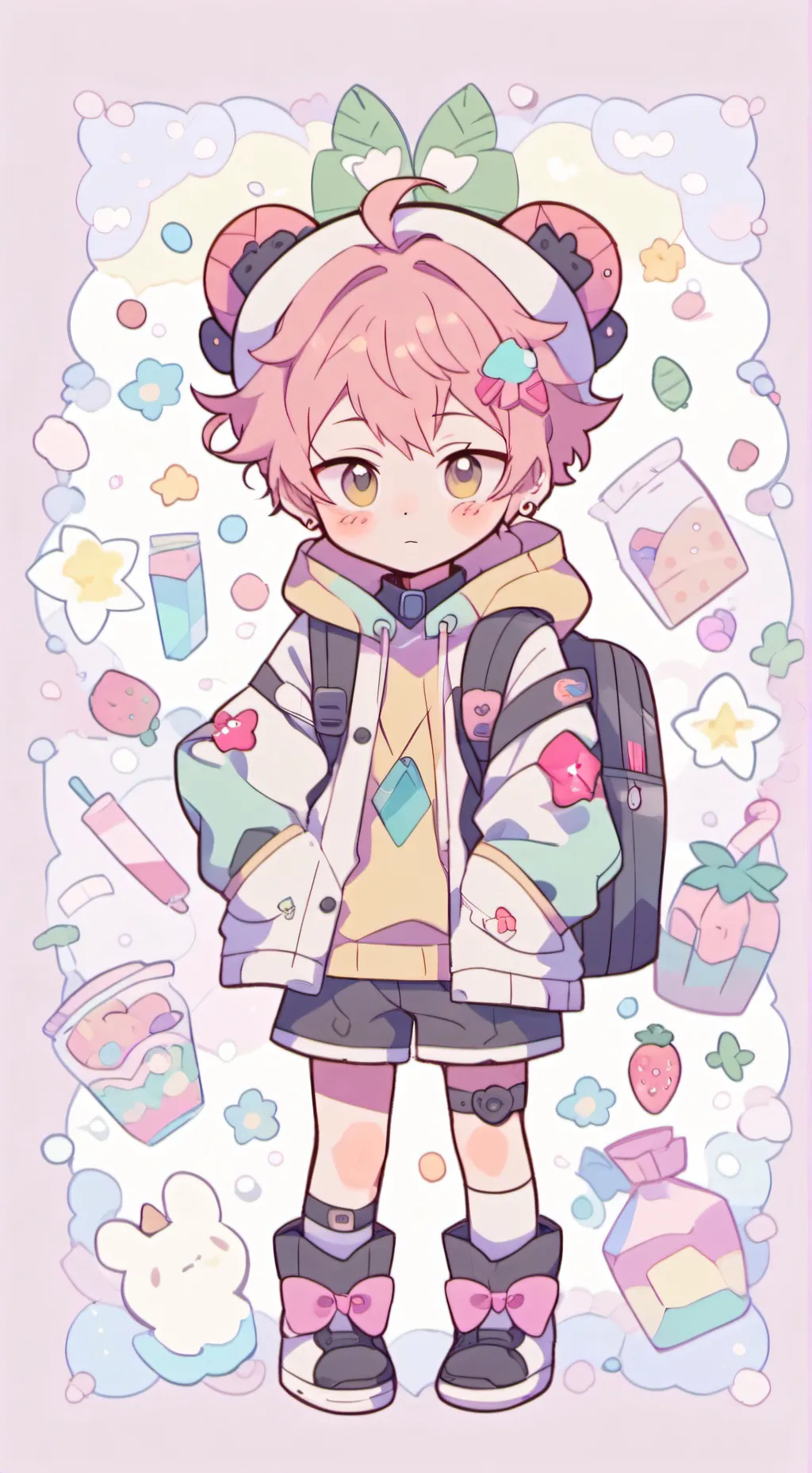 ai character: Baby yuji background