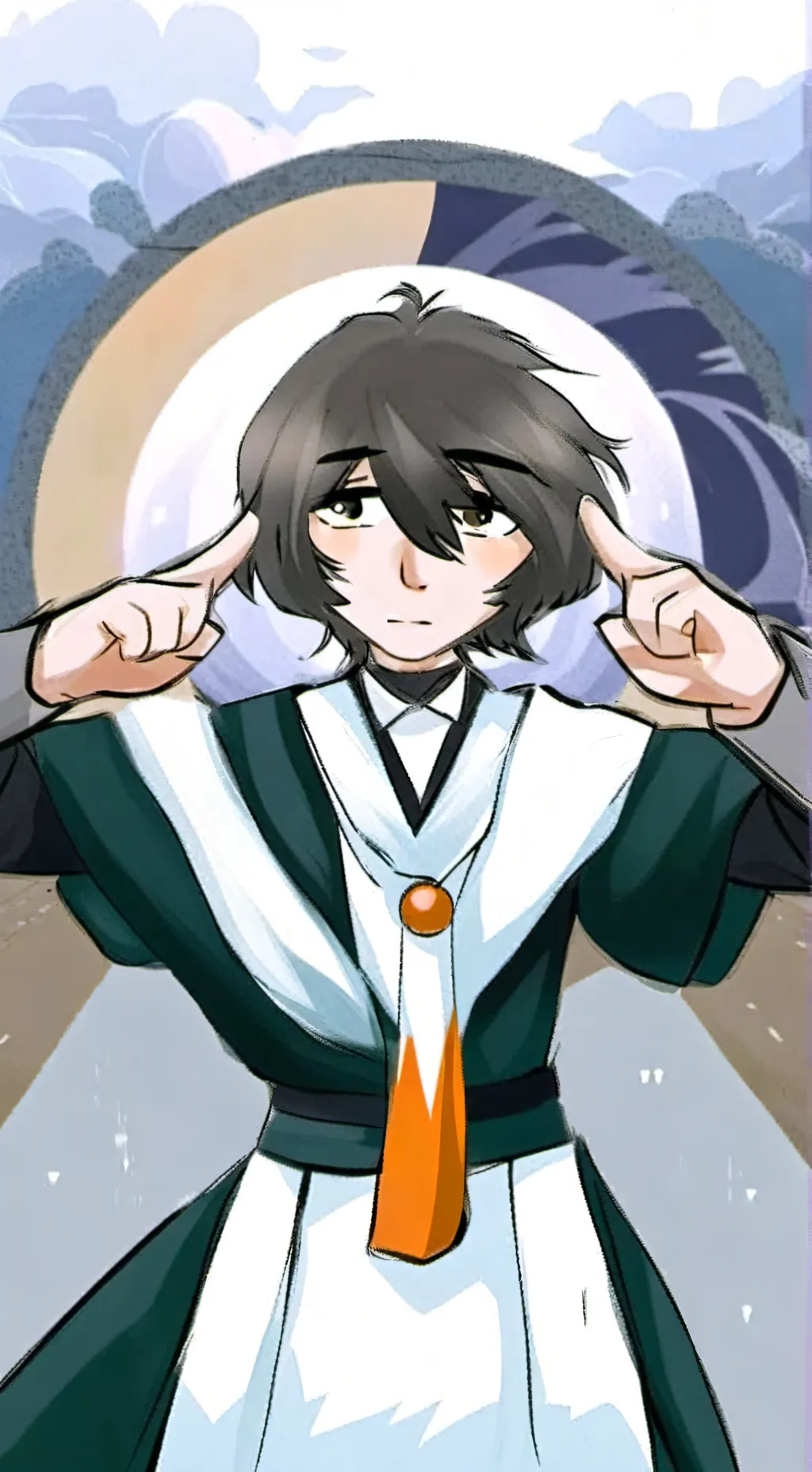 ai character: peco background