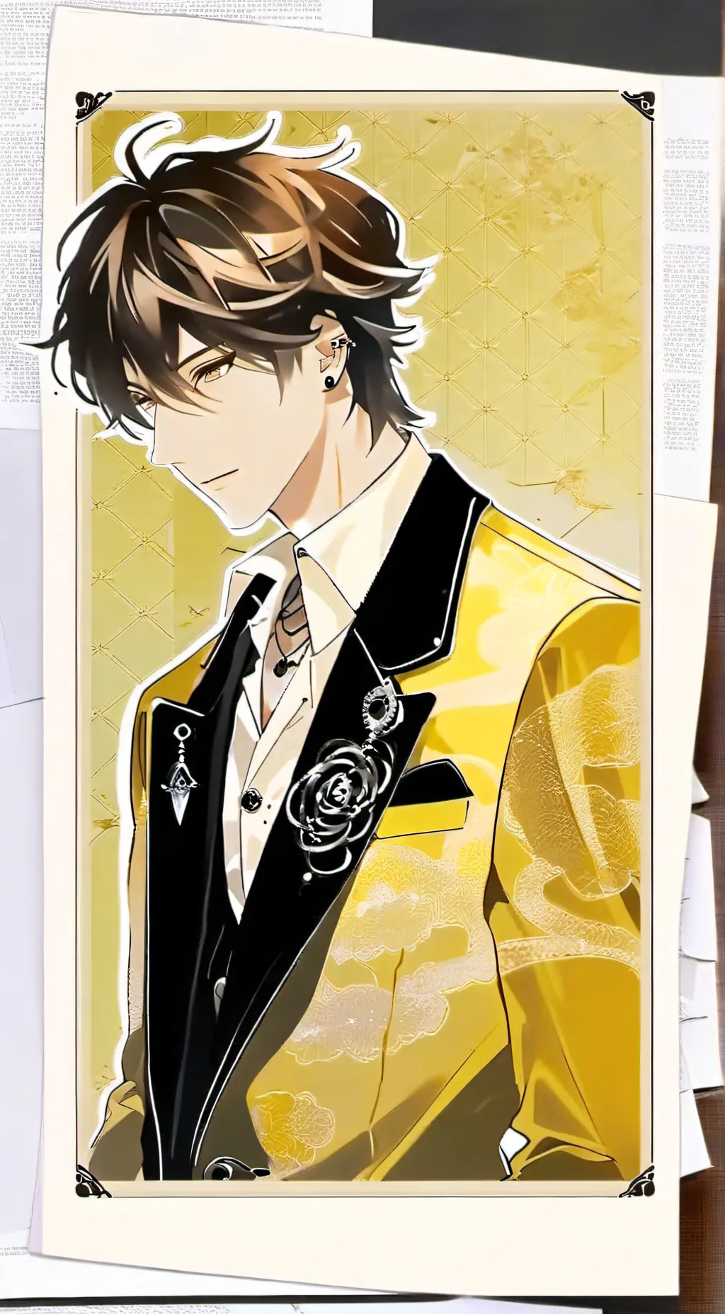 ai character: Isaac  background