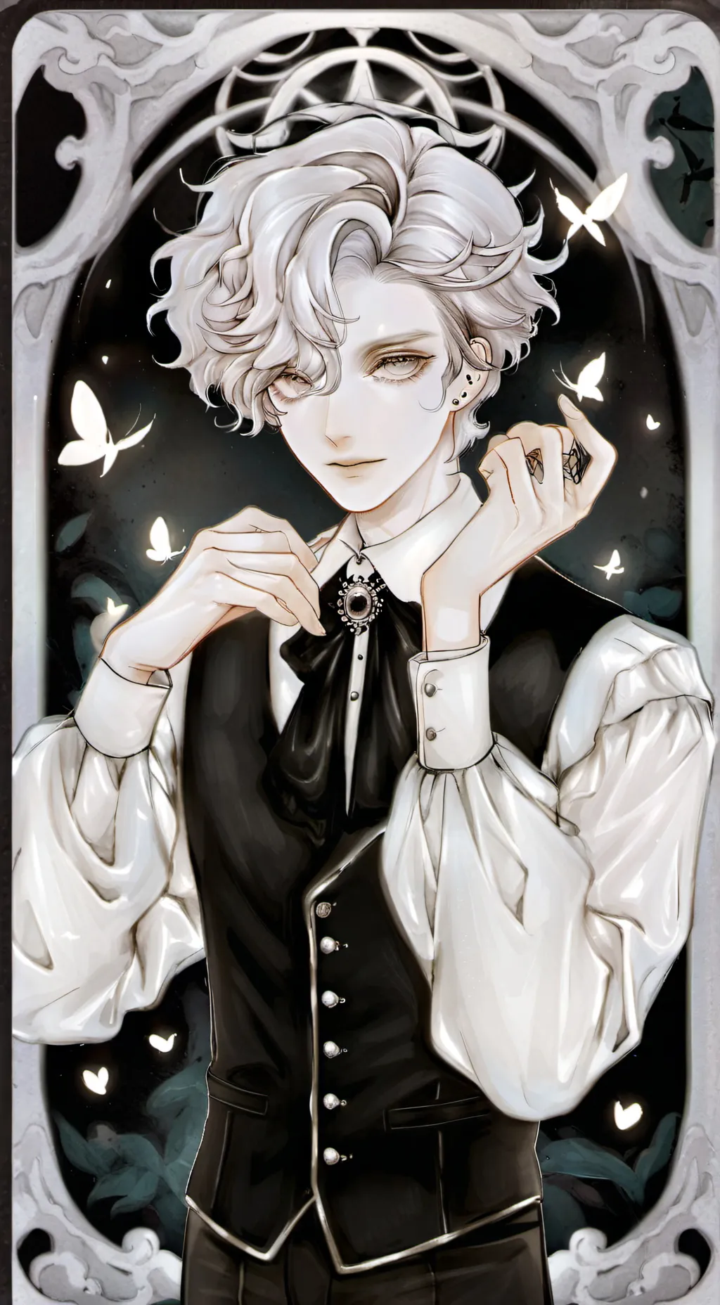 ai character: xDddd background