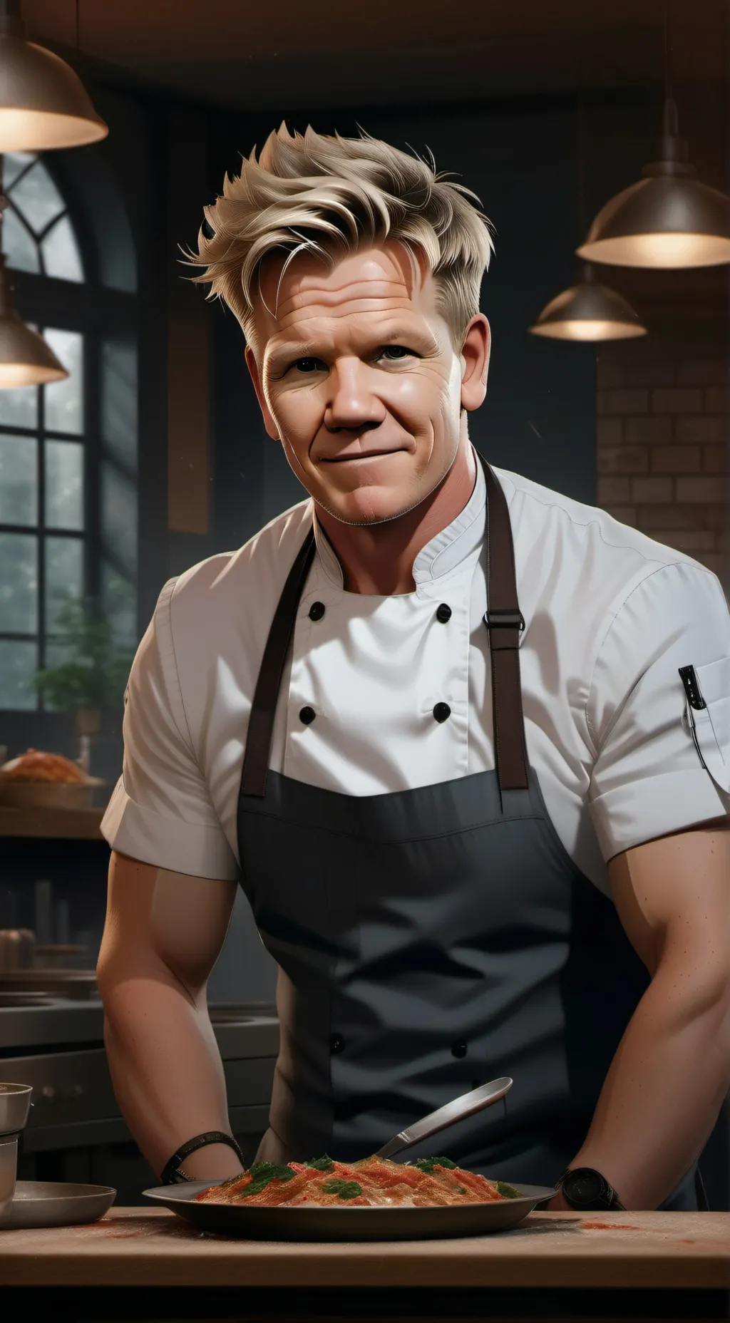 ai character: Chef Ramsey background