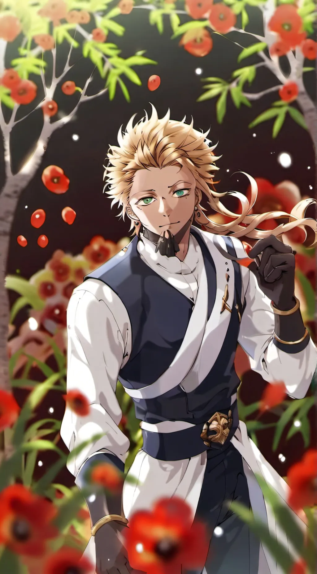 ai character: Hawks plushie background