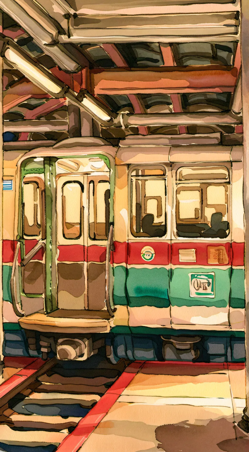 ai character: squid game  background