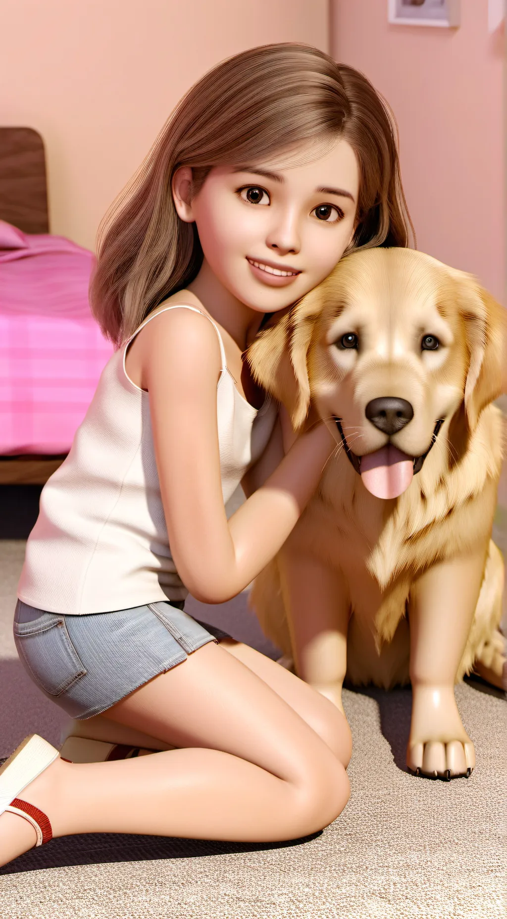 ai character: Jill and Rex background