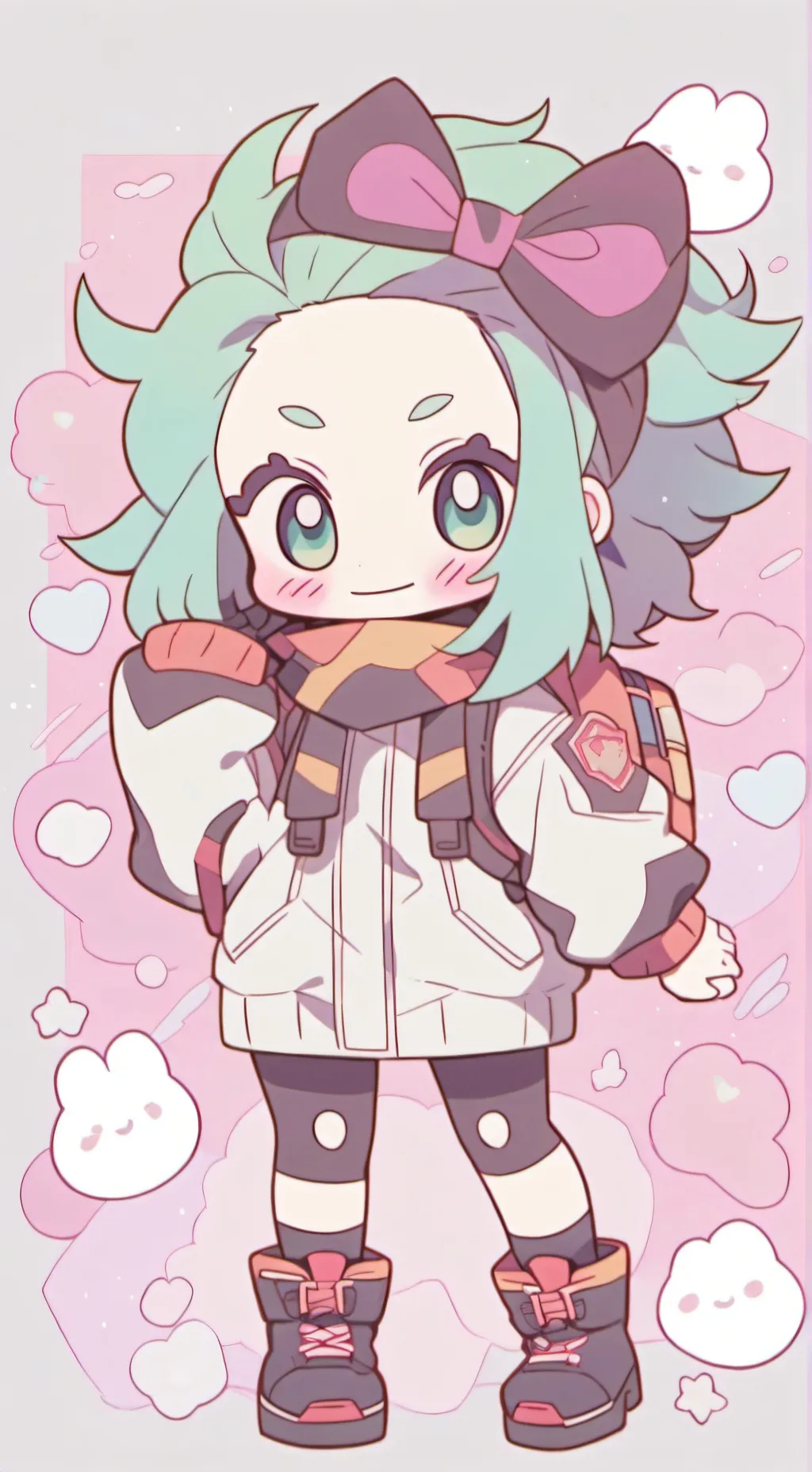 ai character: psycho miss joke background