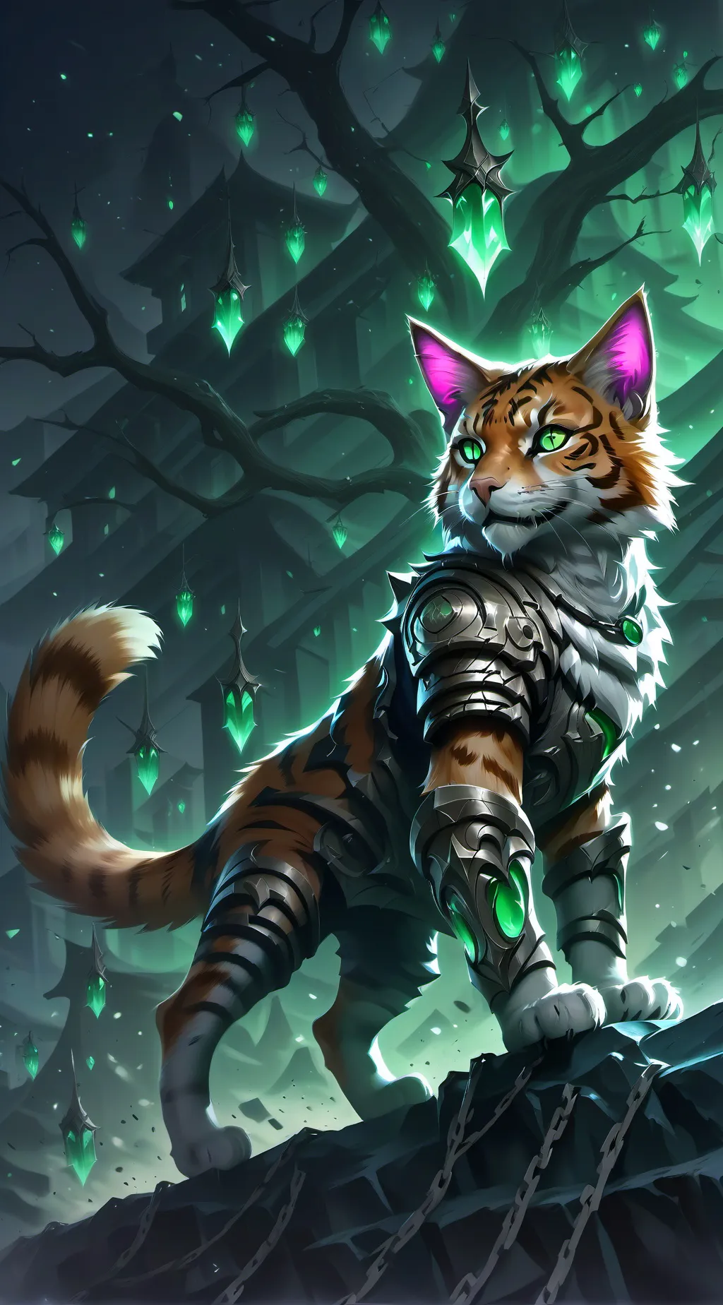 ai character: Leafpool  background