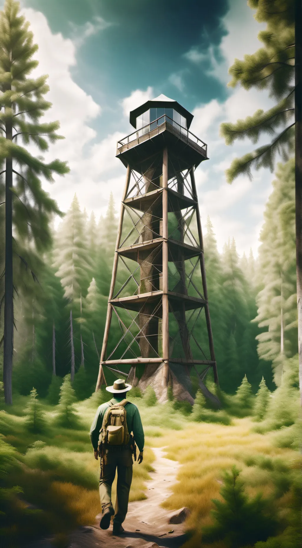 ai character: watch tower 11 background