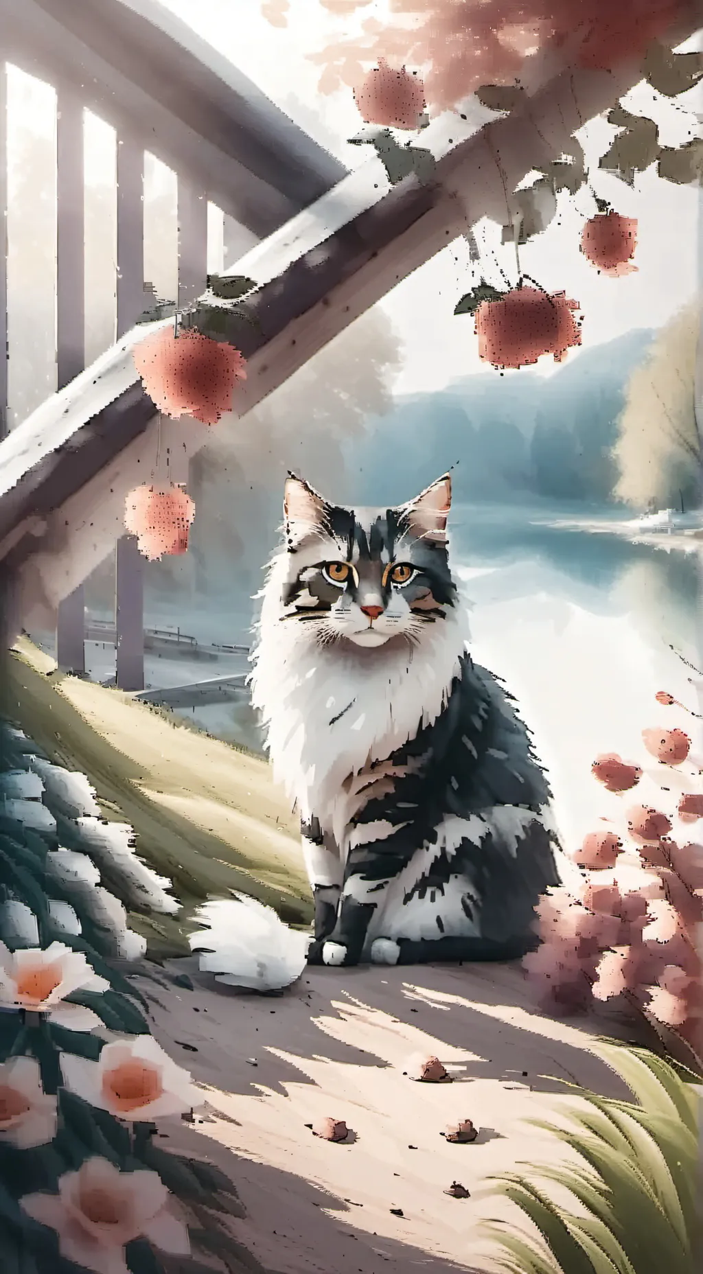 ai character: Gatito 😼 background