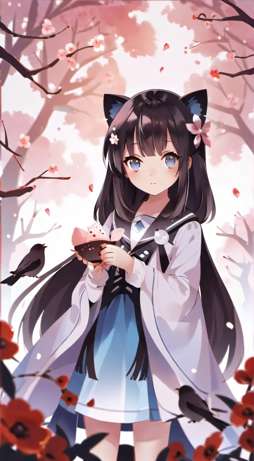 ai character: шанель background