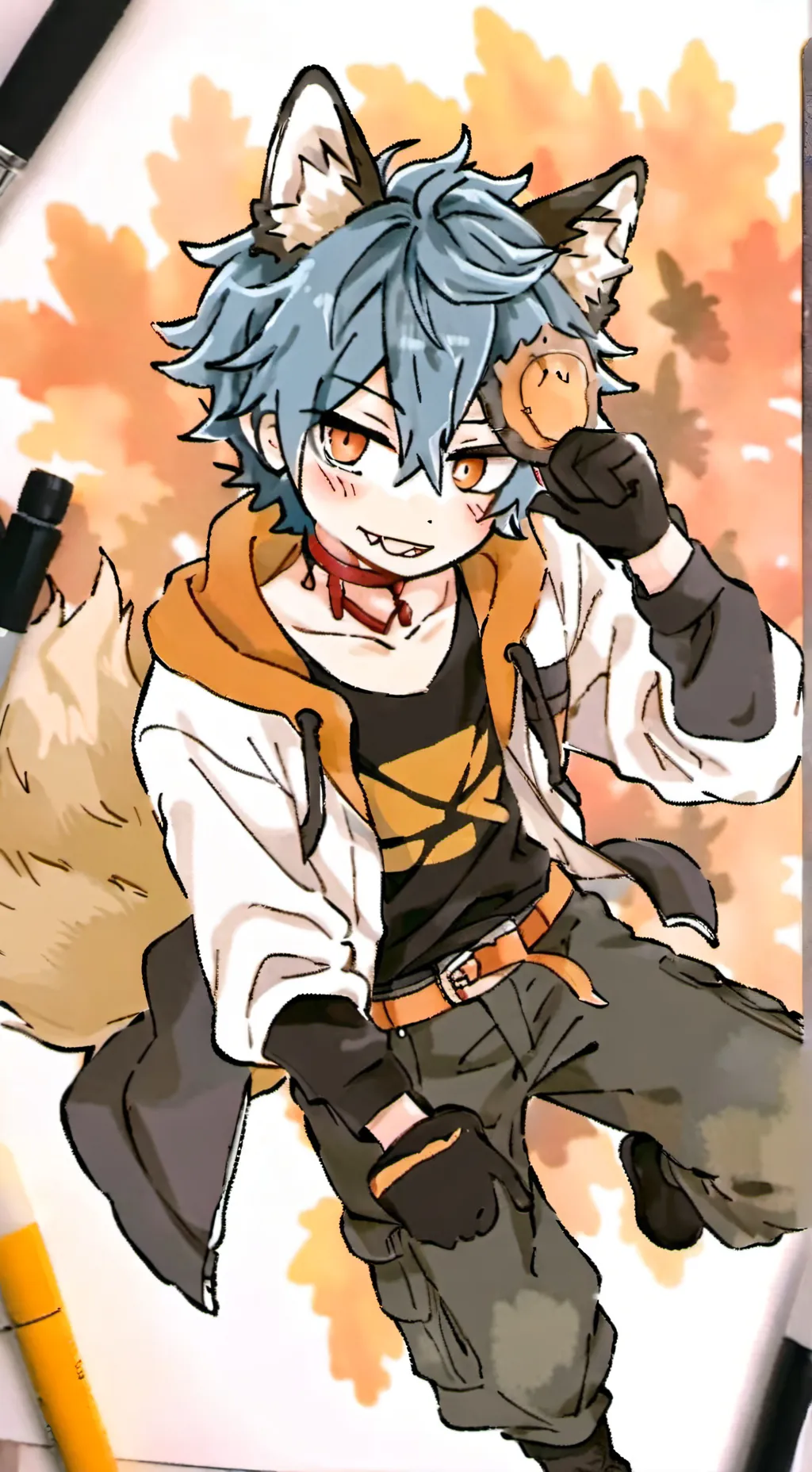 ai character: kinz background