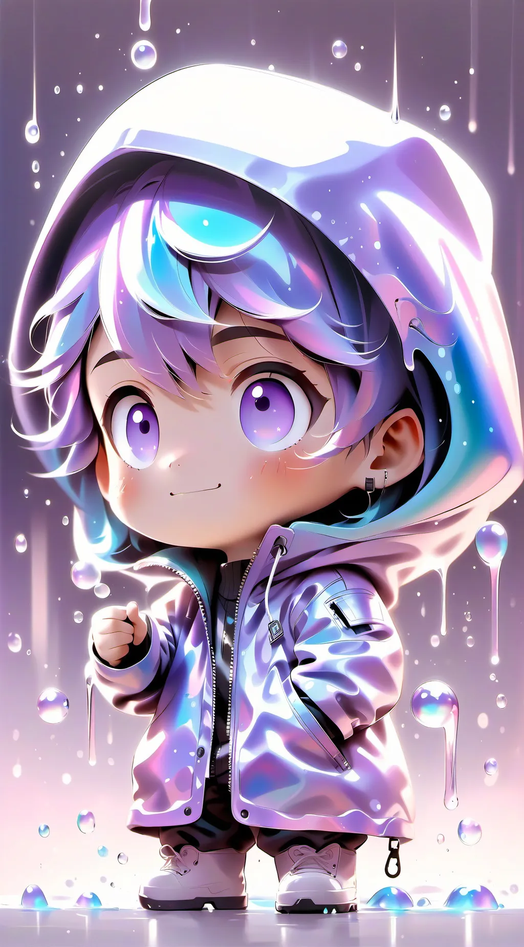 ai character: soft hands tips background