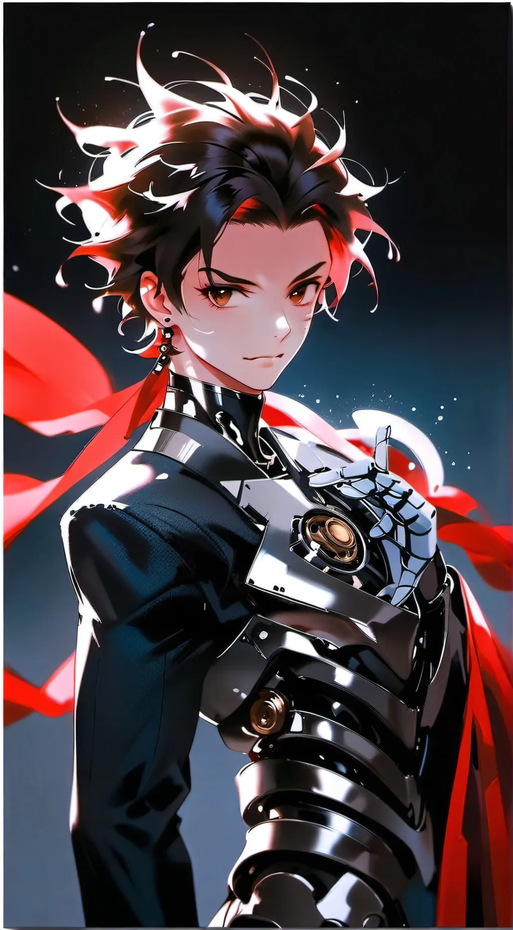 ai character: tanjiro background