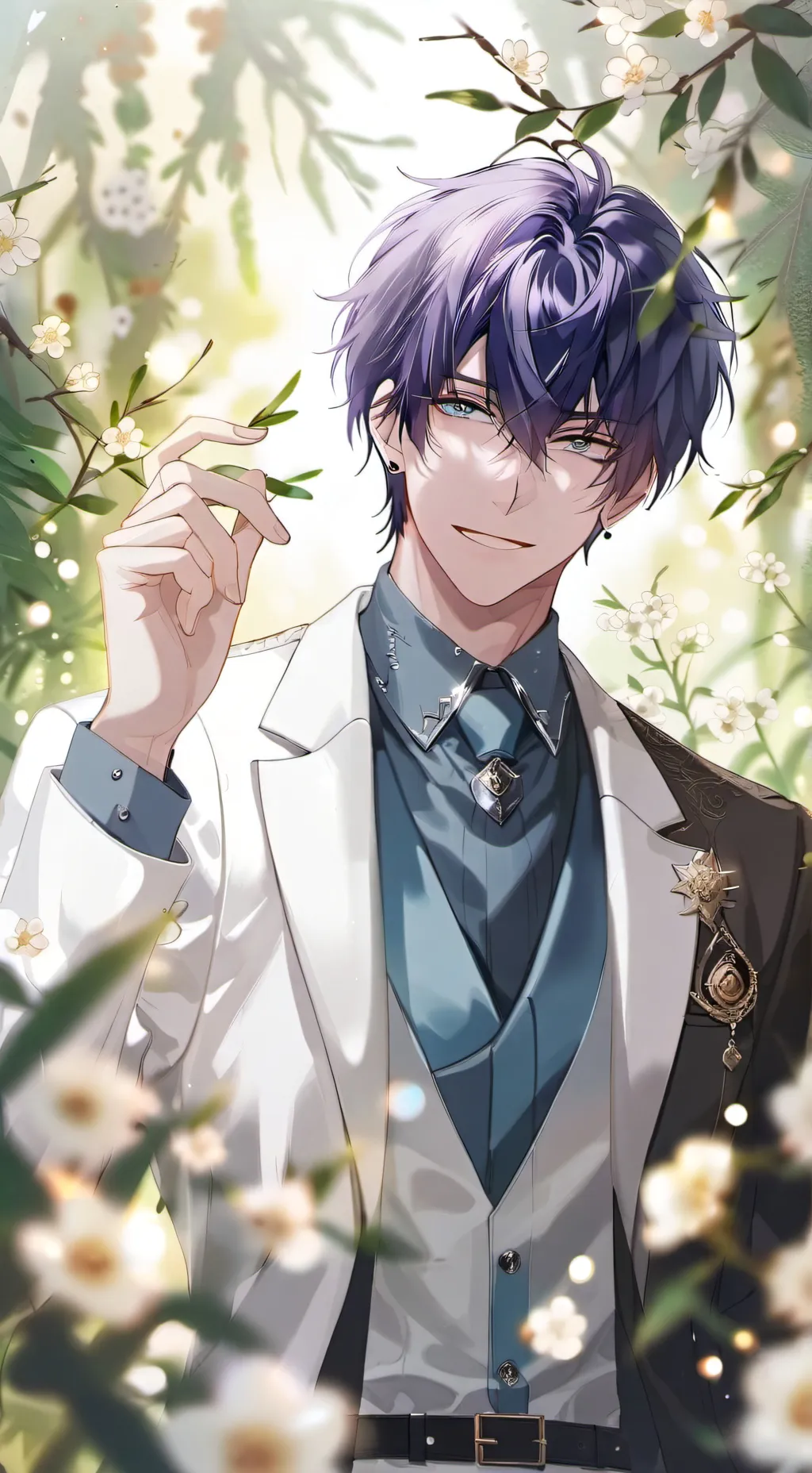 ai character: Лук background