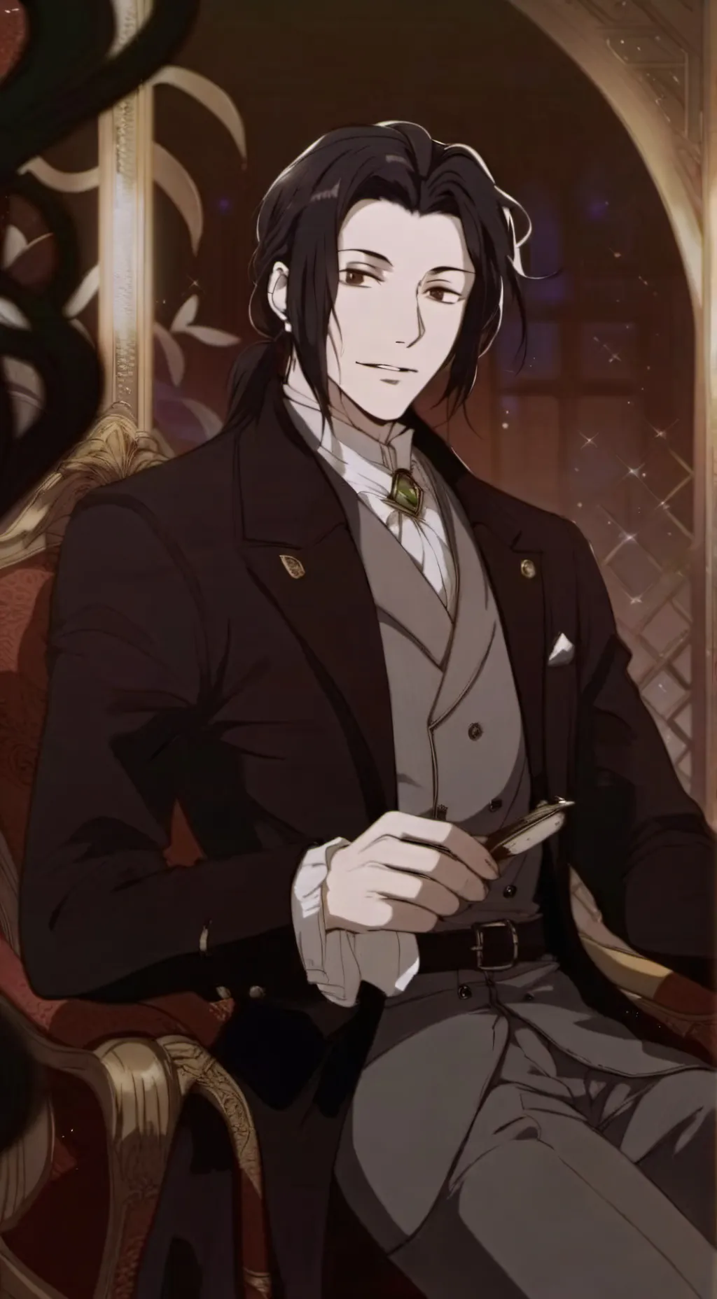 ai character: mori background