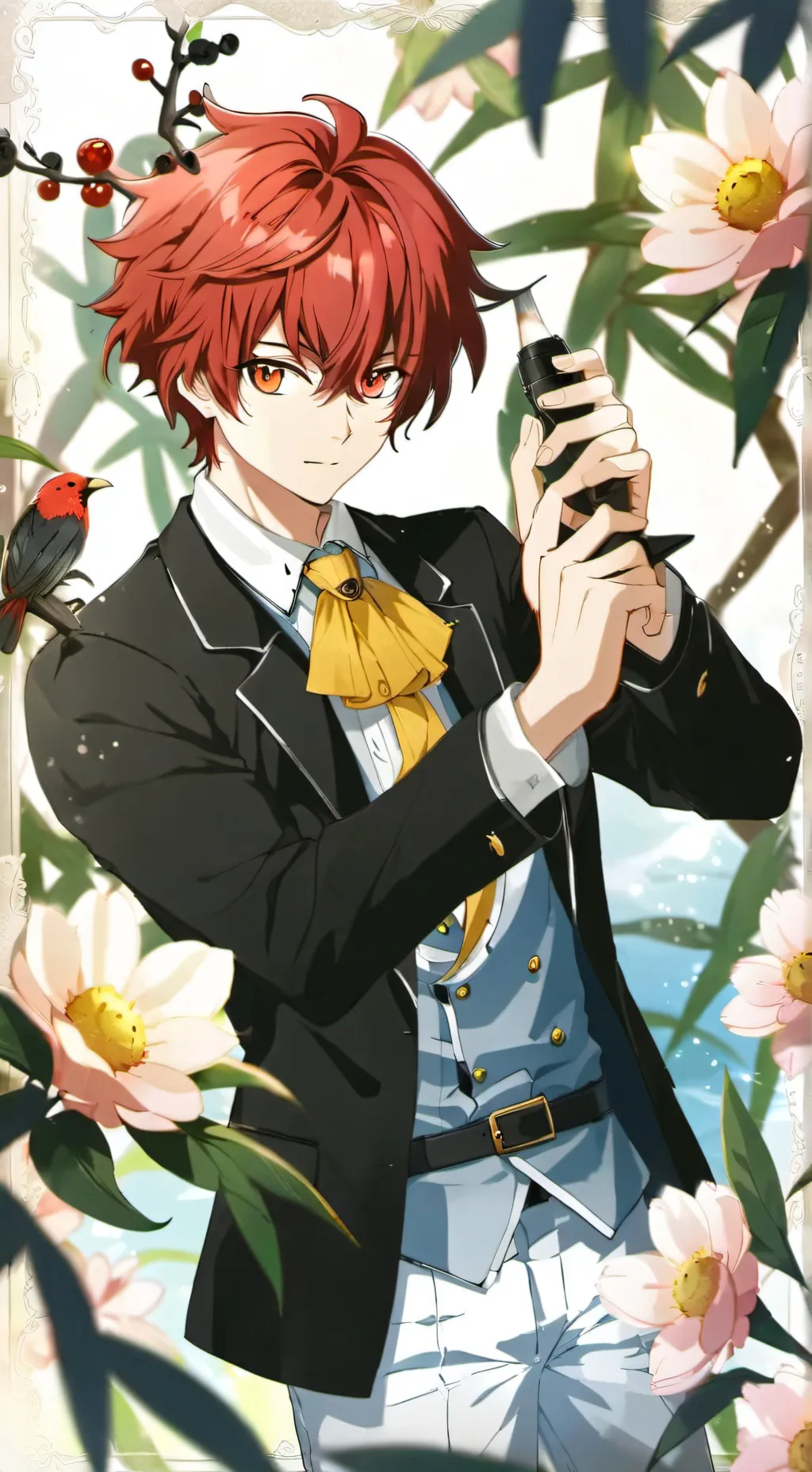 ai character: asano/yozakura background