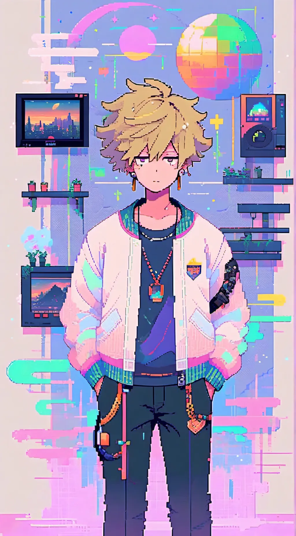 ai character: bakugo background