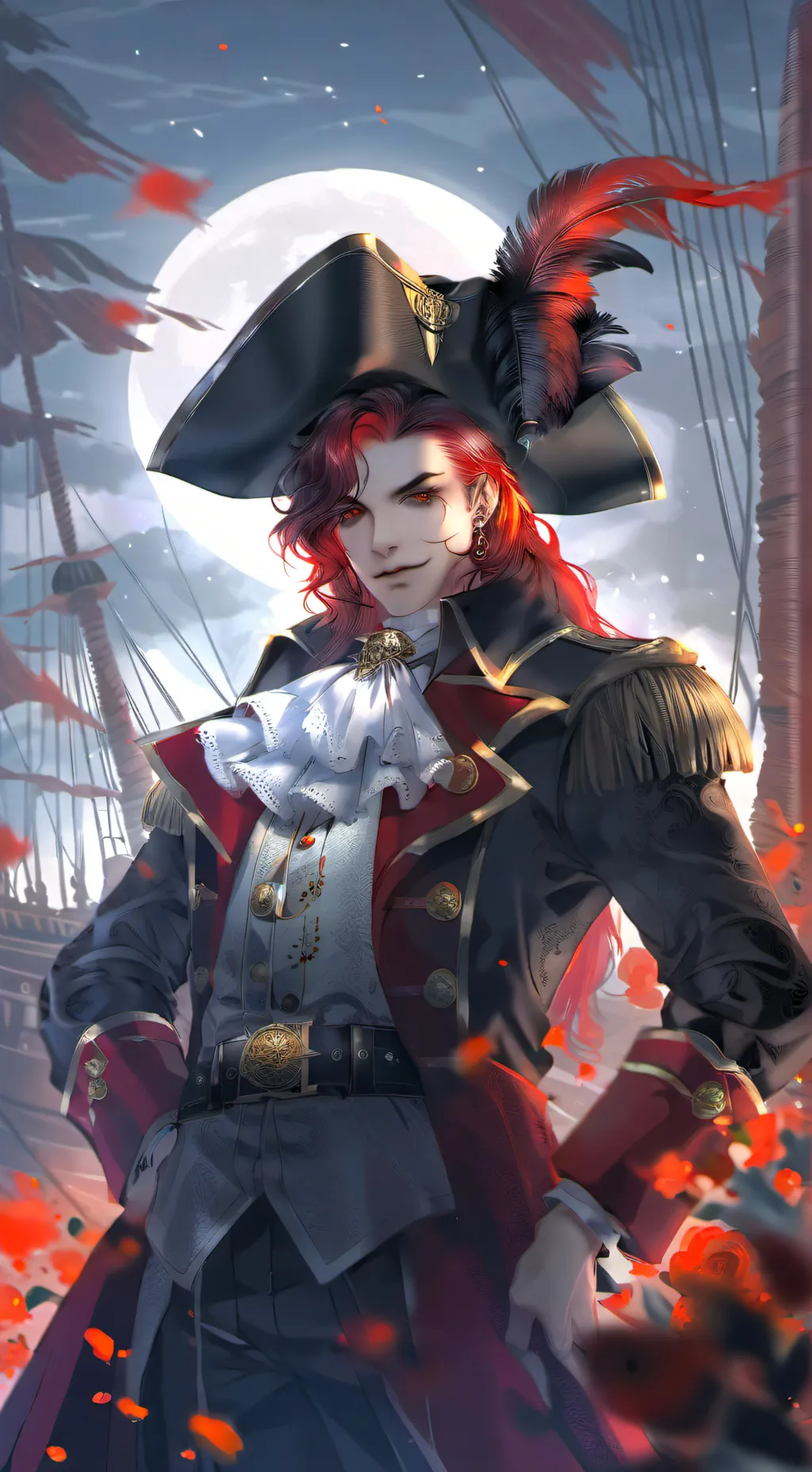 ai character: Captain BloodFang background