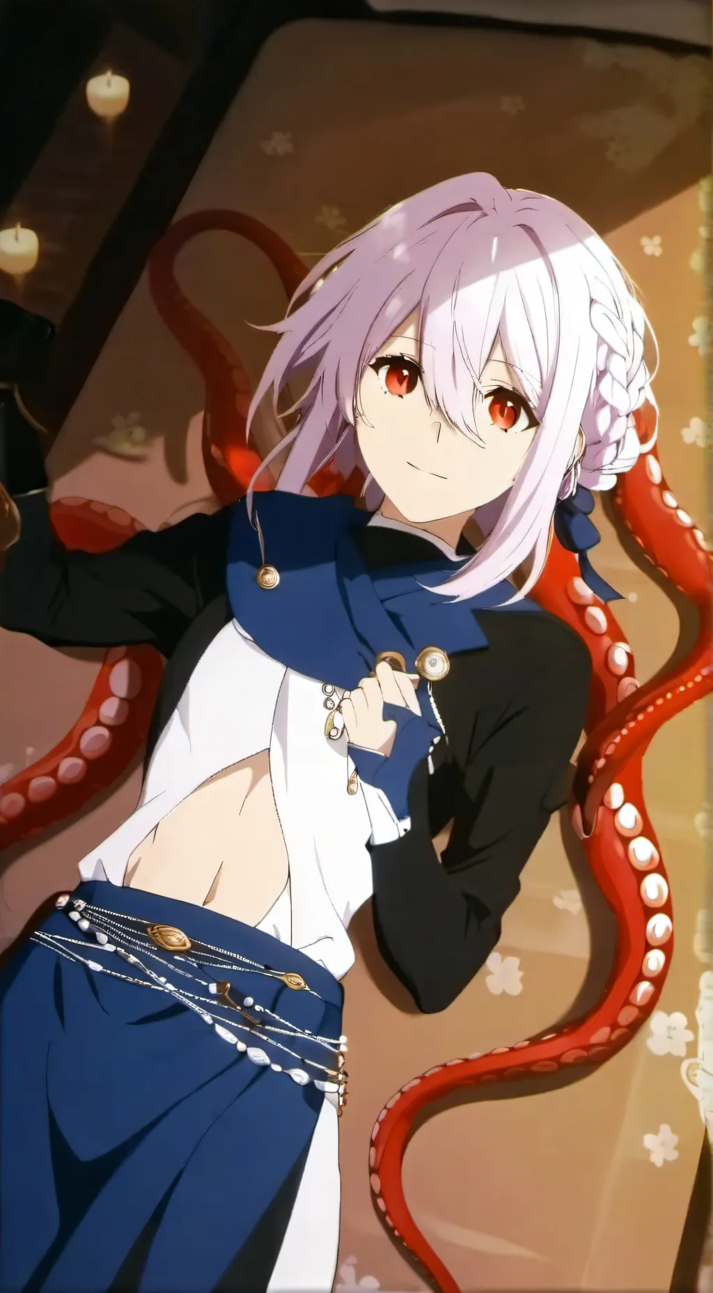 ai character: Red tentacles  background