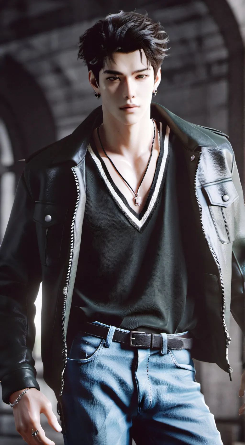 ai character: 烬 background