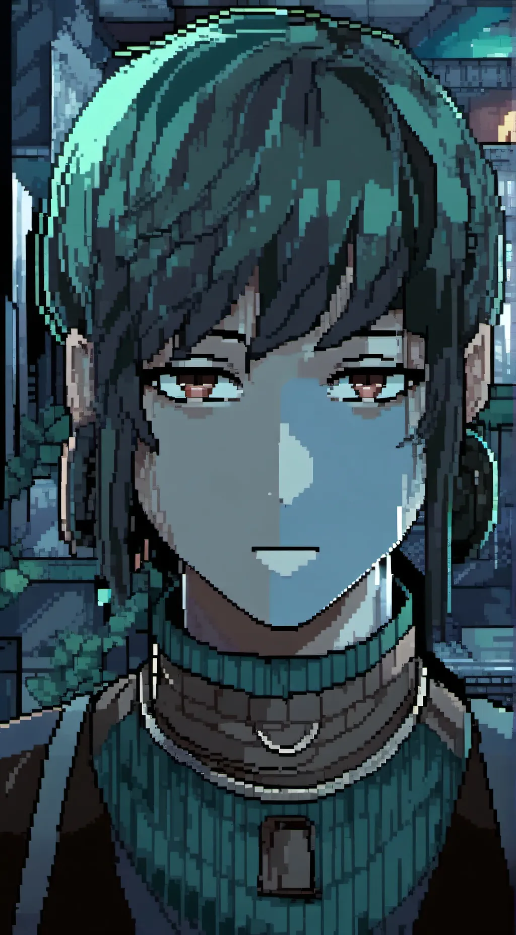 ai character: stop pick mes!!!!! background