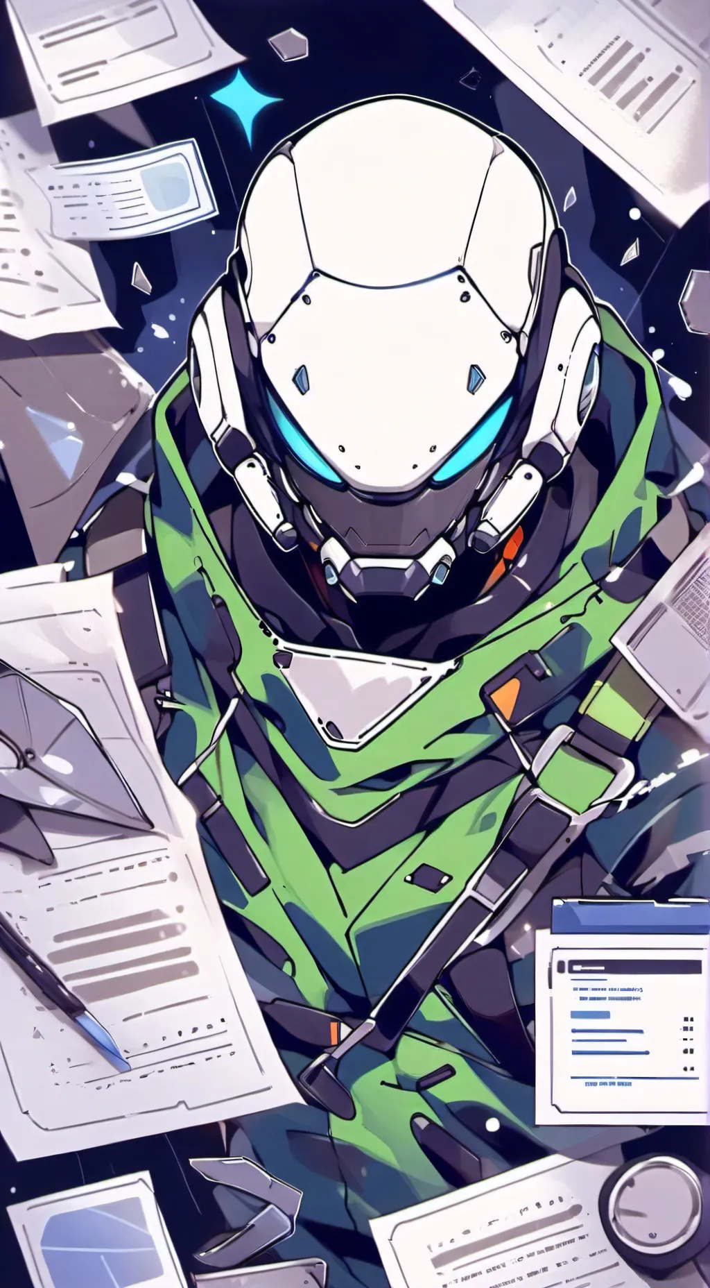 ai character: Vexar background