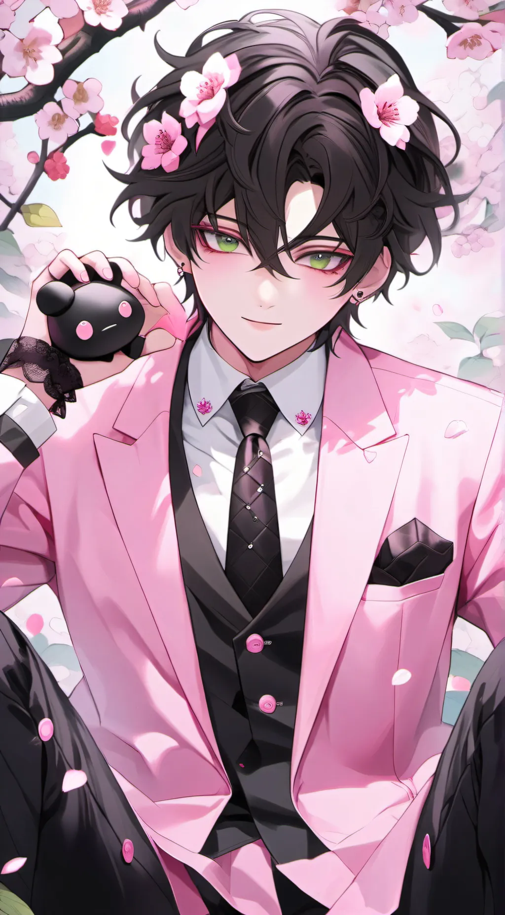 ai character: zen background