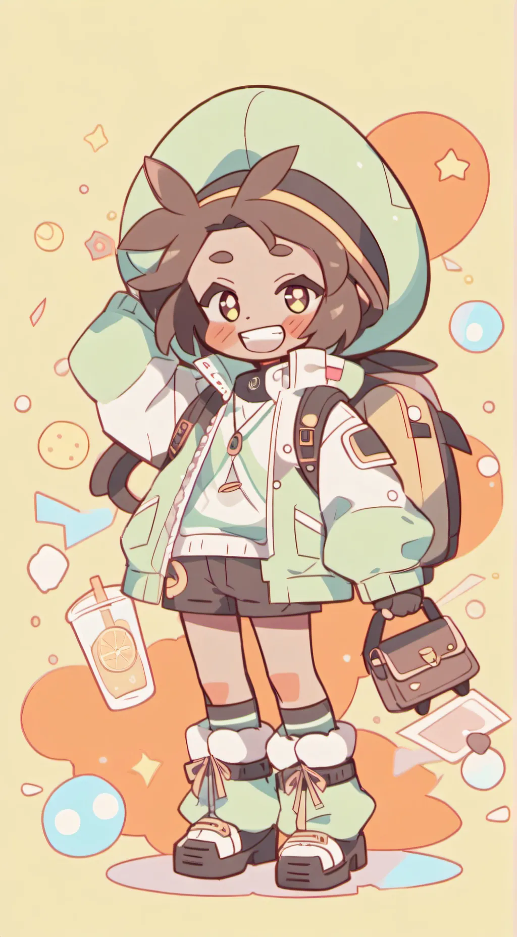 ai character: Dynamite  background