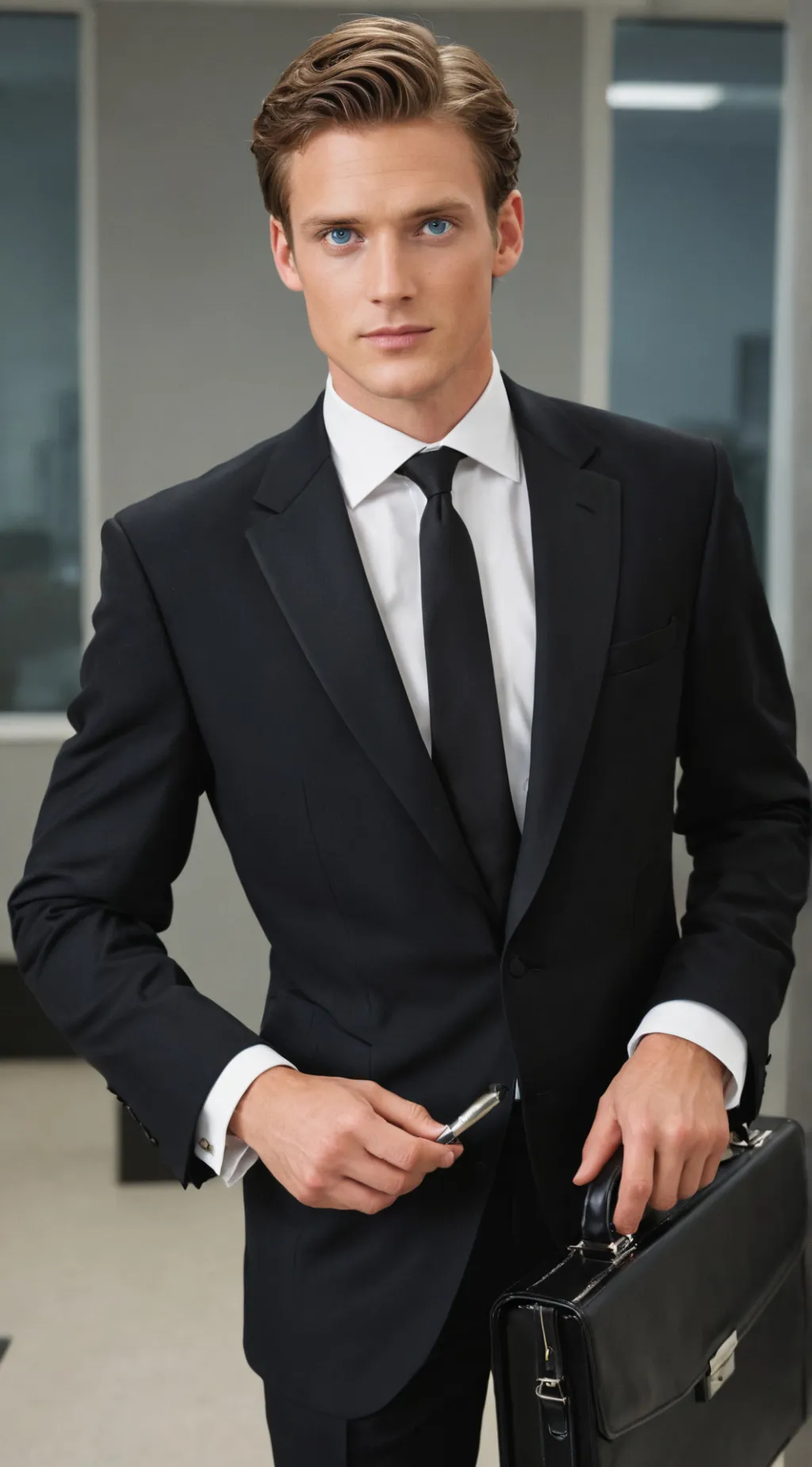 ai character: Man in finance  background