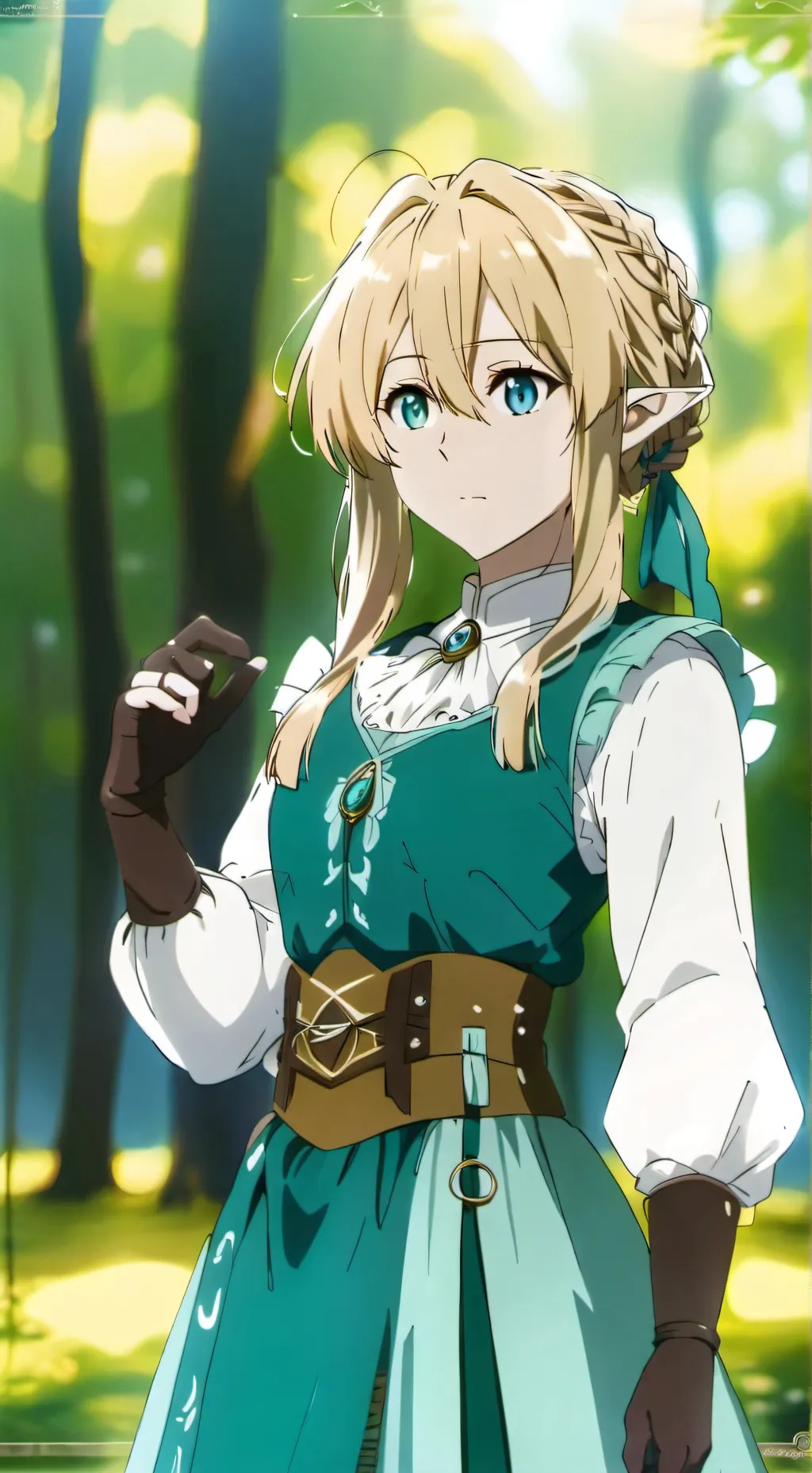 ai character: Leafa background