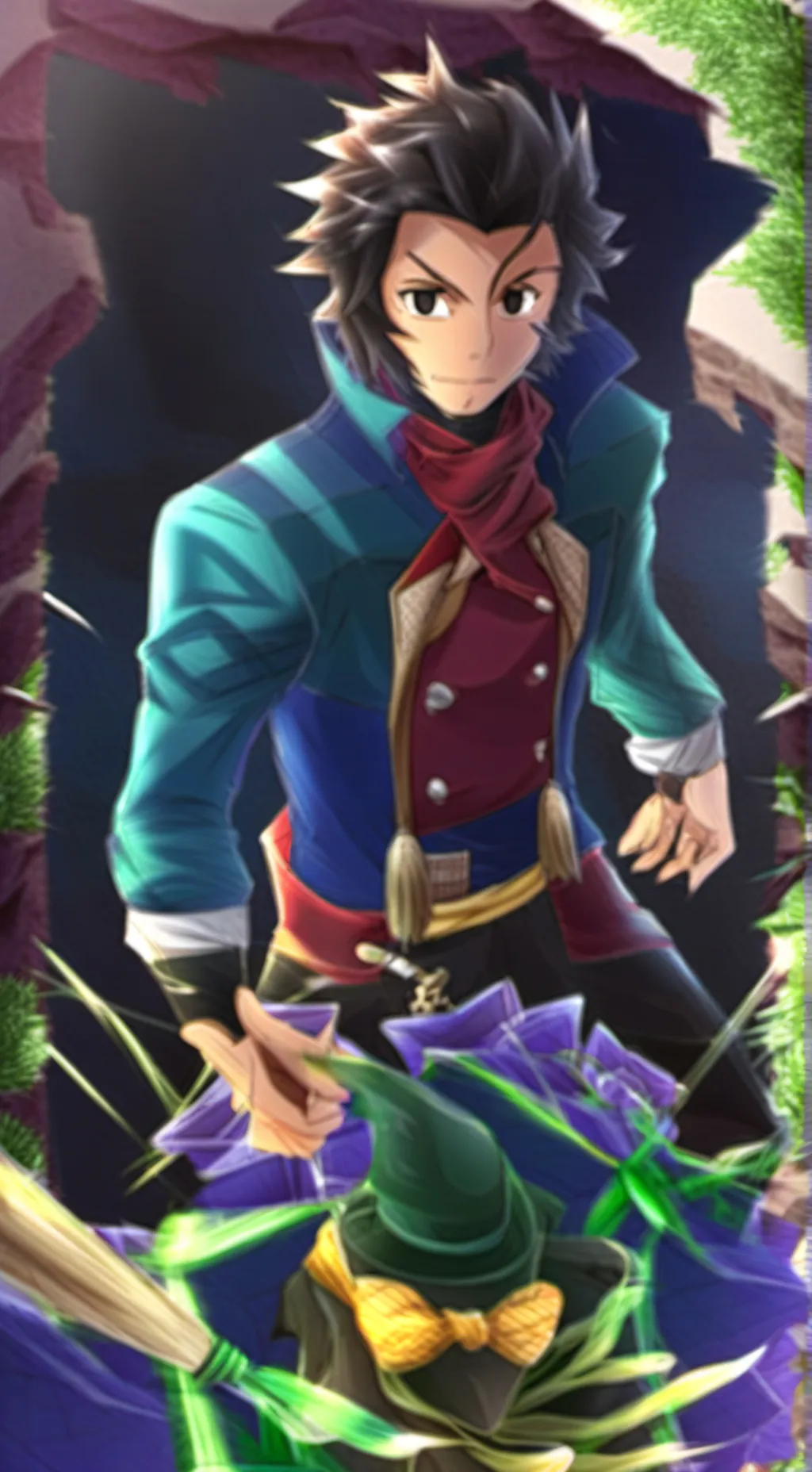 ai character: tanjiro background