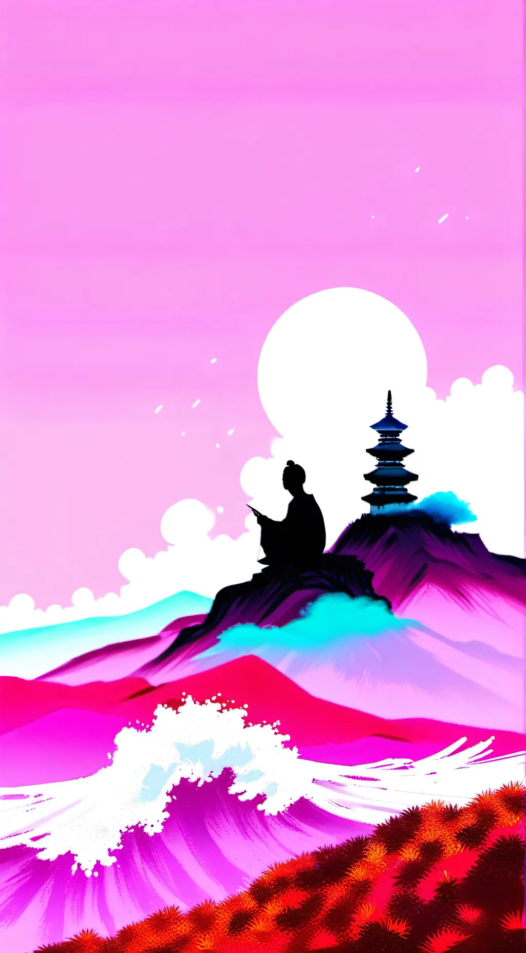 ai character: mina ashido background