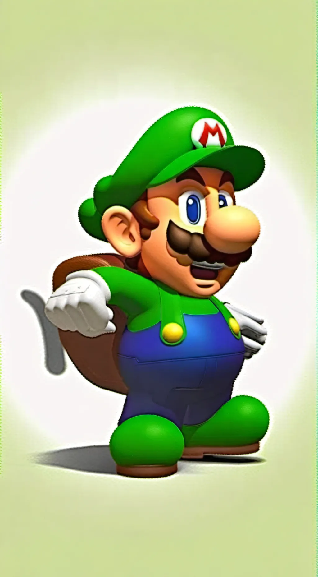 ai character: Luigi background