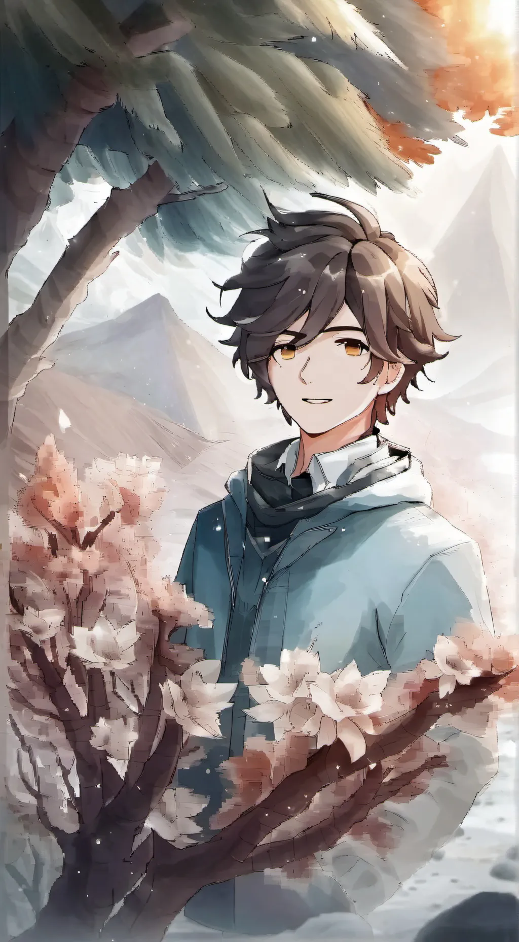 ai character: narashi background