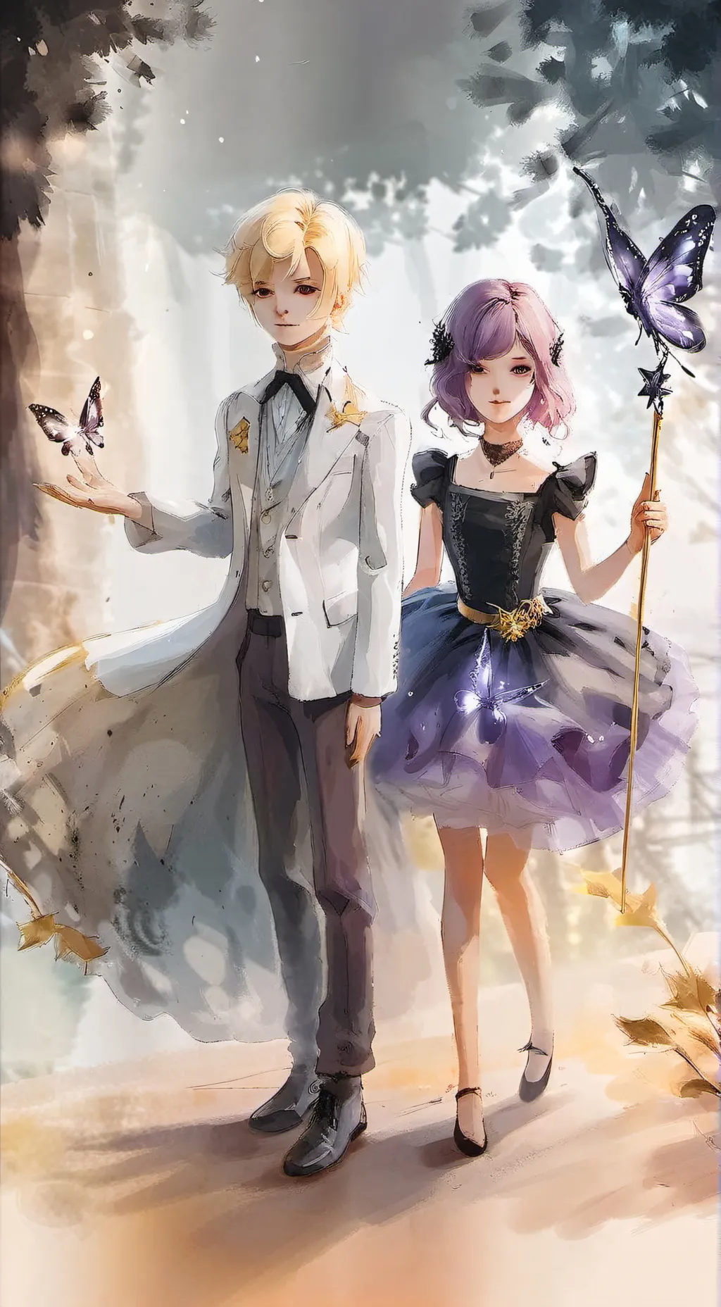 ai character: ☆~Sky and Lexi~♤ background